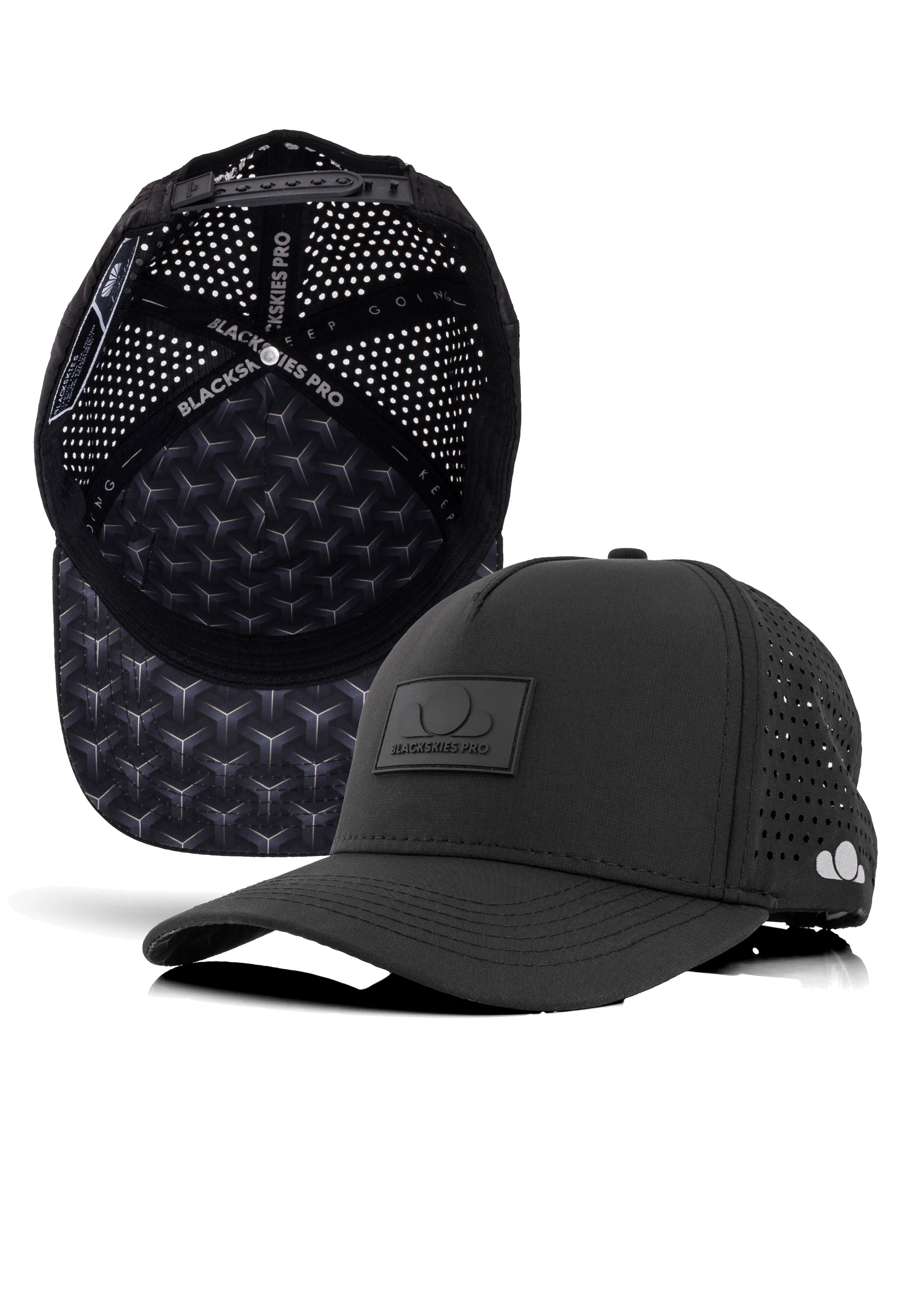 Pro Flow Sports Performance Cap Black - Blackskies | Premium