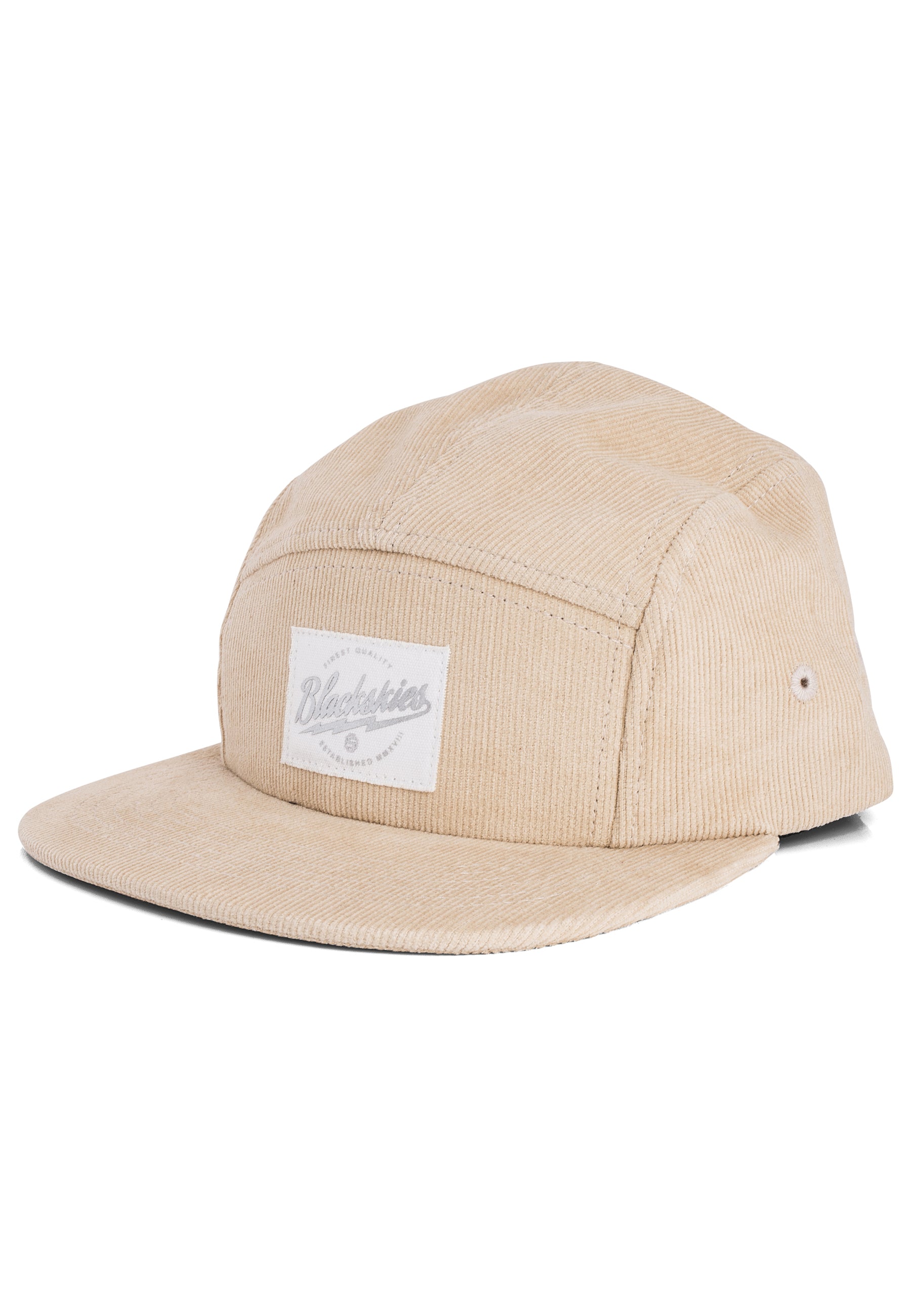 Ivory 5-Panel Cap - Blackskies | Premium Headwear & Apparel