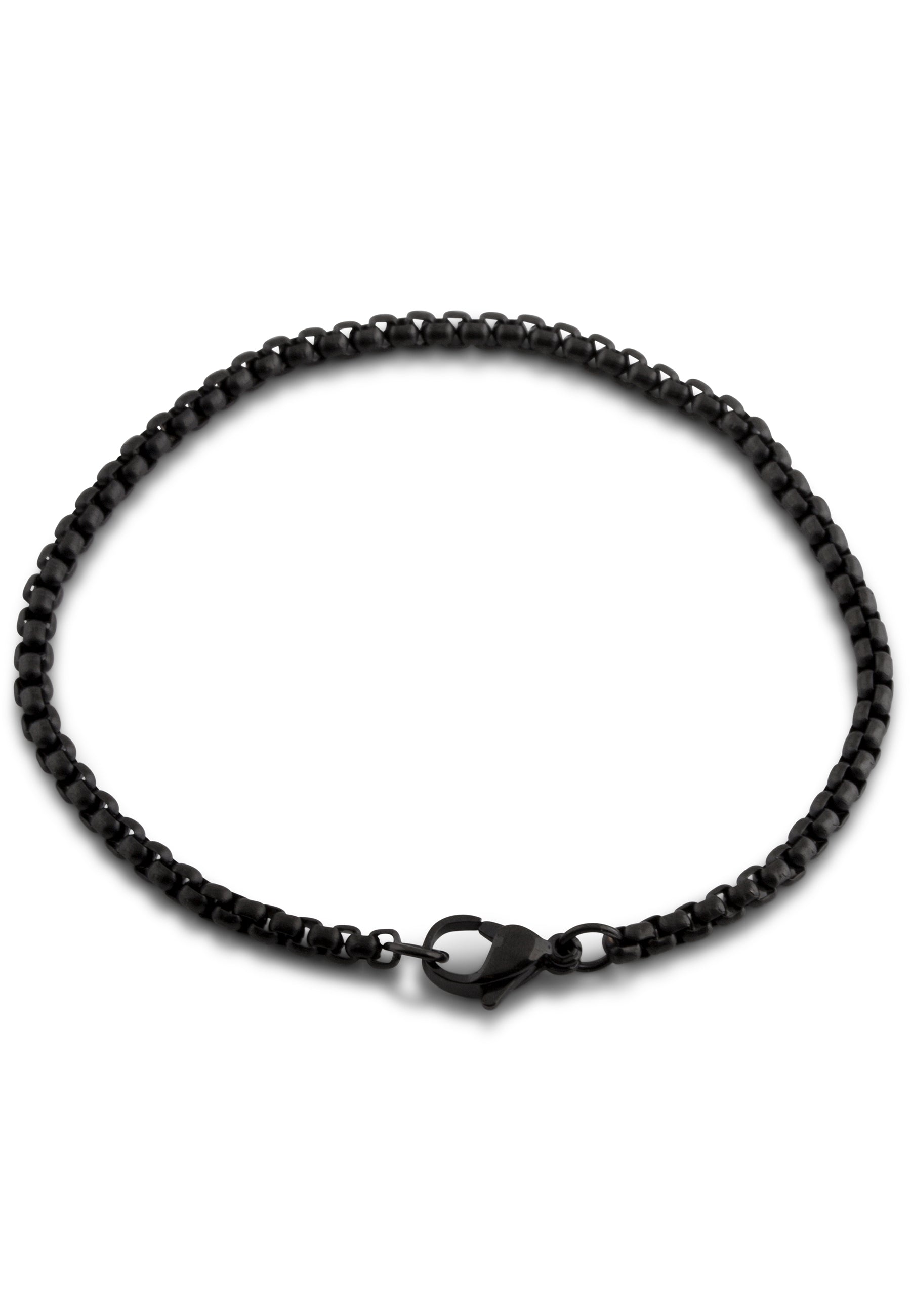 AK-B-BAC-01-Akitsune-Baca-Chain-Link-Bracelet-Matte-Black-Top