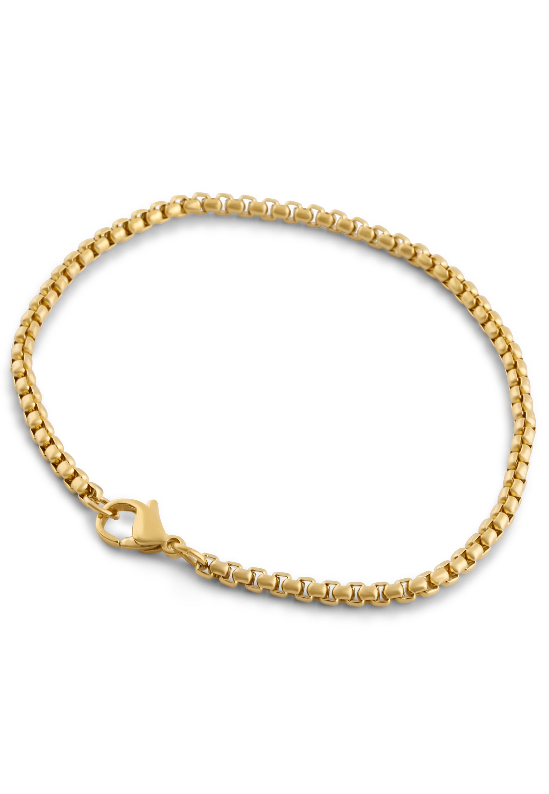 AK-B-BAC-02-Akitsune-Baca-Chain-Link-Bracelet-Gold-Side