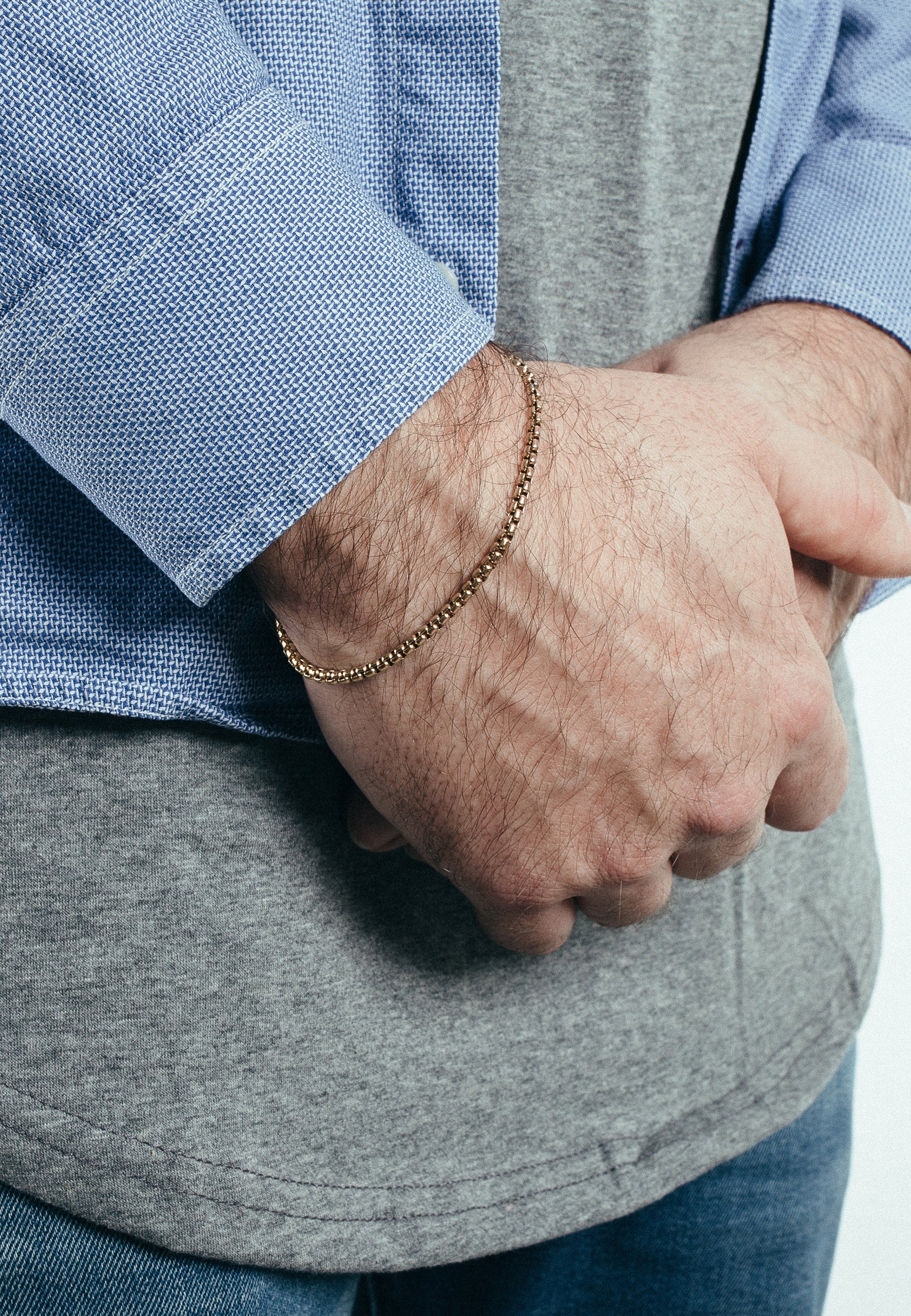 AK-B-BAC-03-Akitsune-Baca-Chain-Link-Bracelet-Rose-Gold-Box-Model