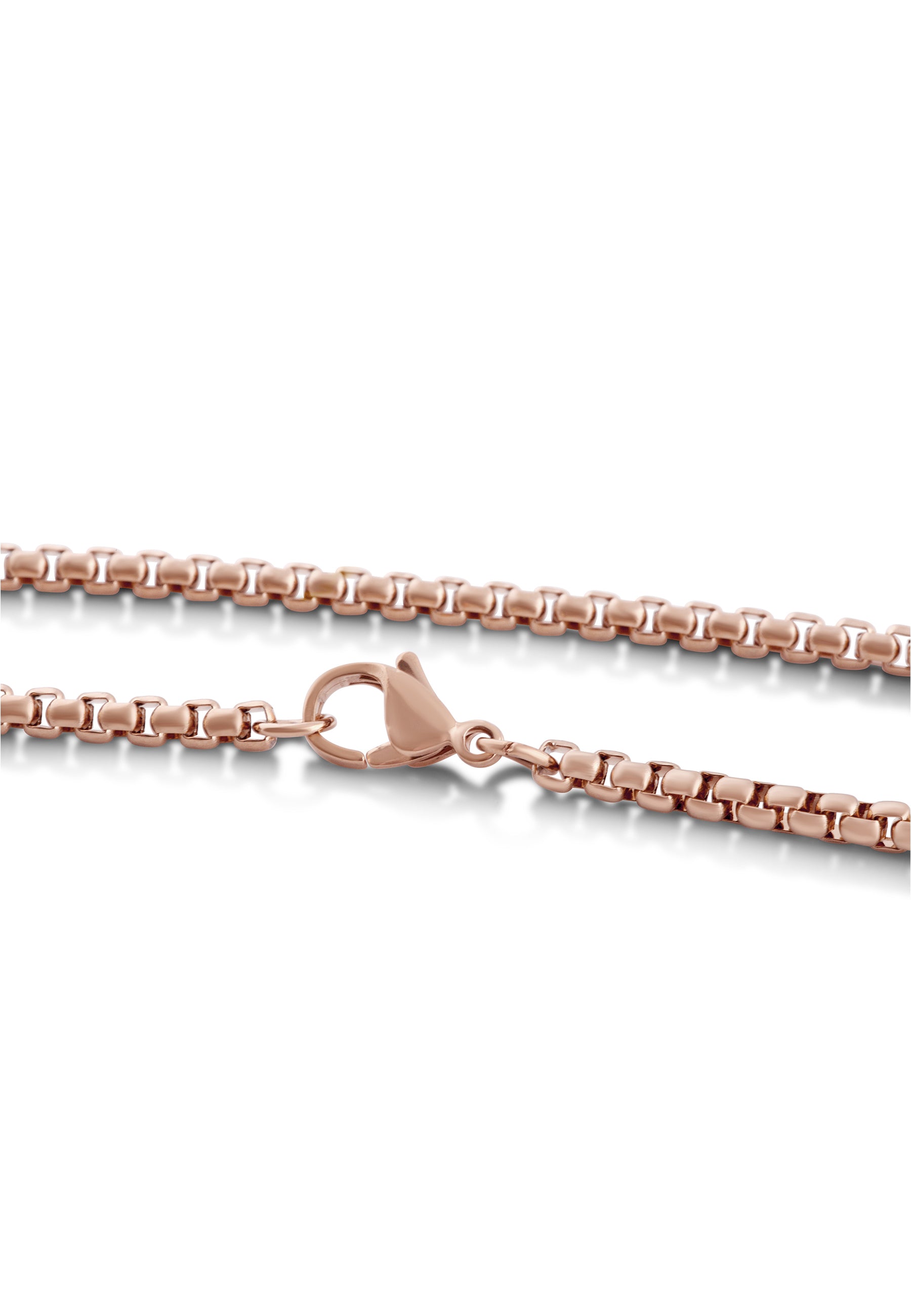 AK-B-BAC-03-Akitsune-Baca-Chain-Link-Bracelet-Rose-Gold-Lobster-Clasp