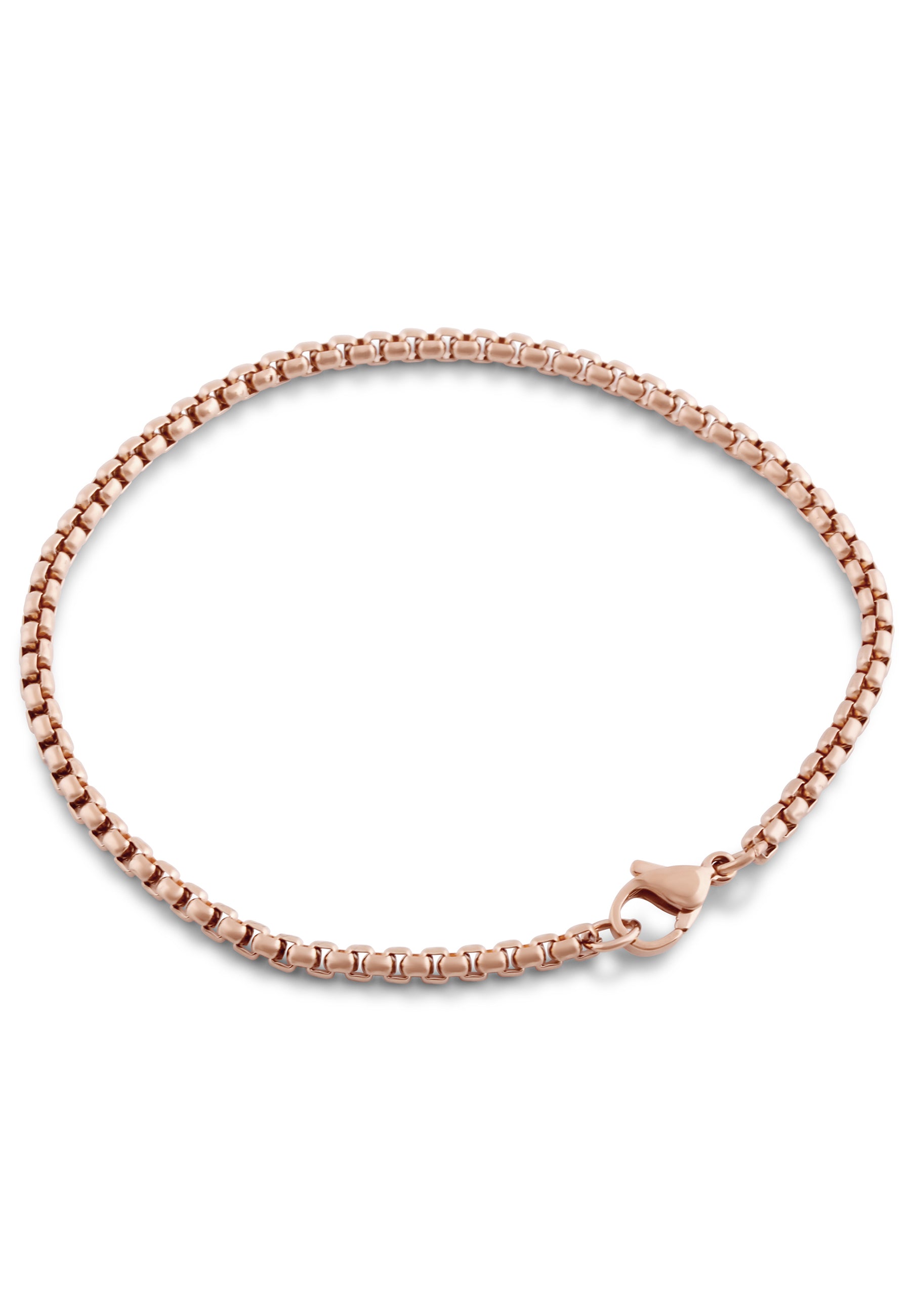 AK-B-BAC-03-Akitsune-Baca-Chain-Link-Bracelet-Rose-Gold-Side-2