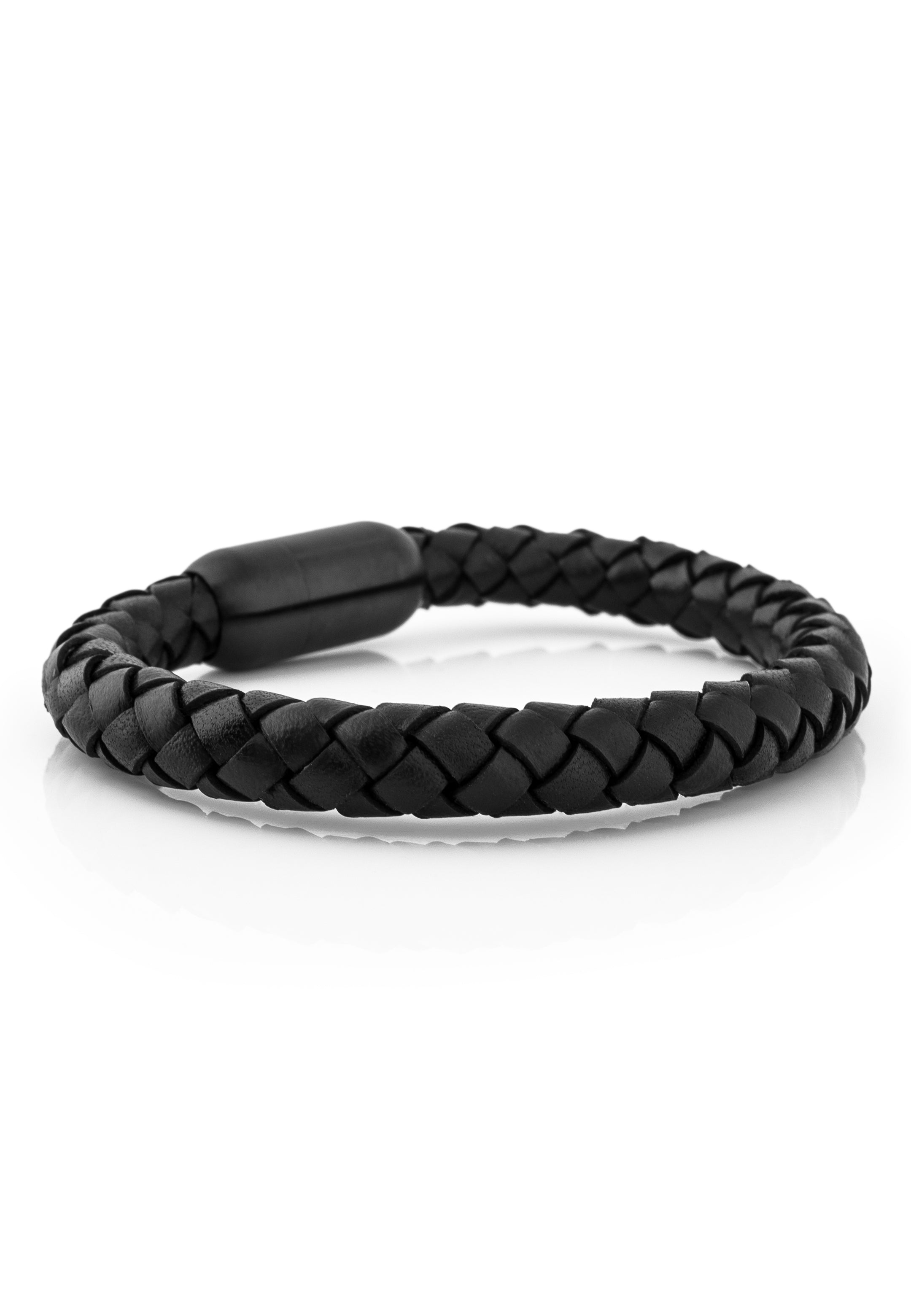 AK-B-POR-16-Portus-Nautical-Leather-Bracelet-Matte-Black-Side