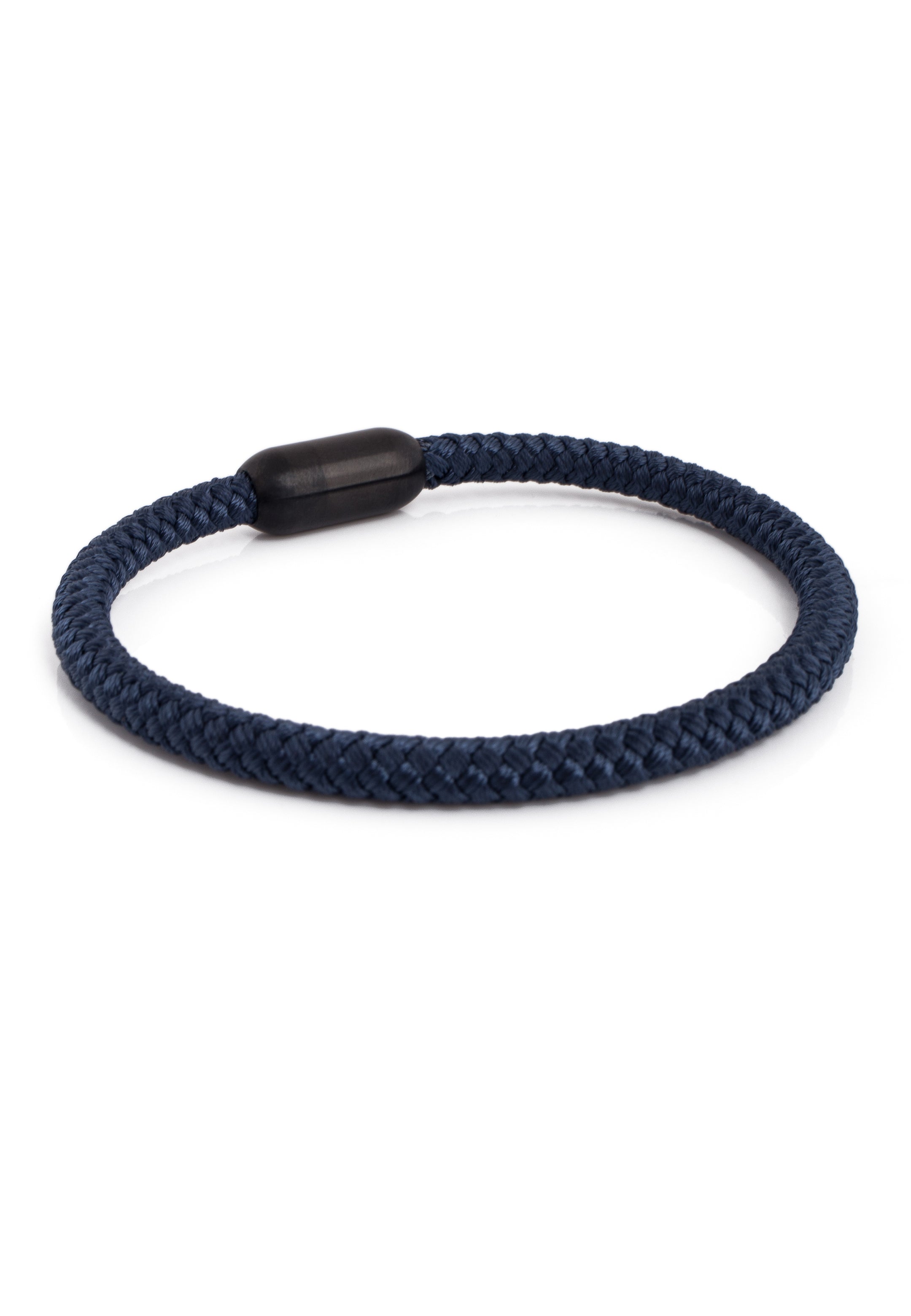 AK-B-SILV-15-Akitsune-Silva-Nylon-Bracelet-Black-Navyblue