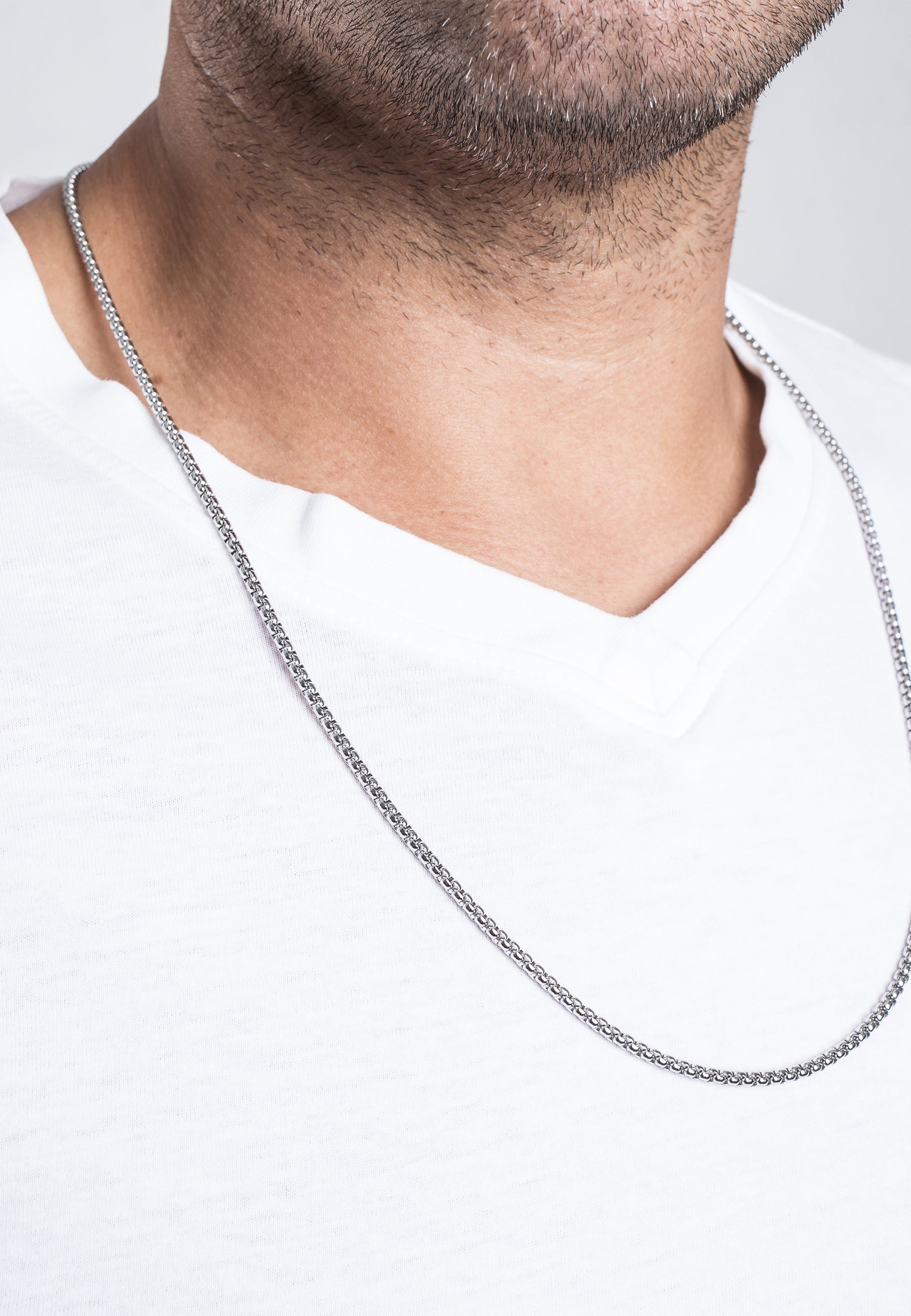 AK-C-BA-01-Akitsune-Baca-Chain-Box-Squared-Rolo-Silver-70cm-Model