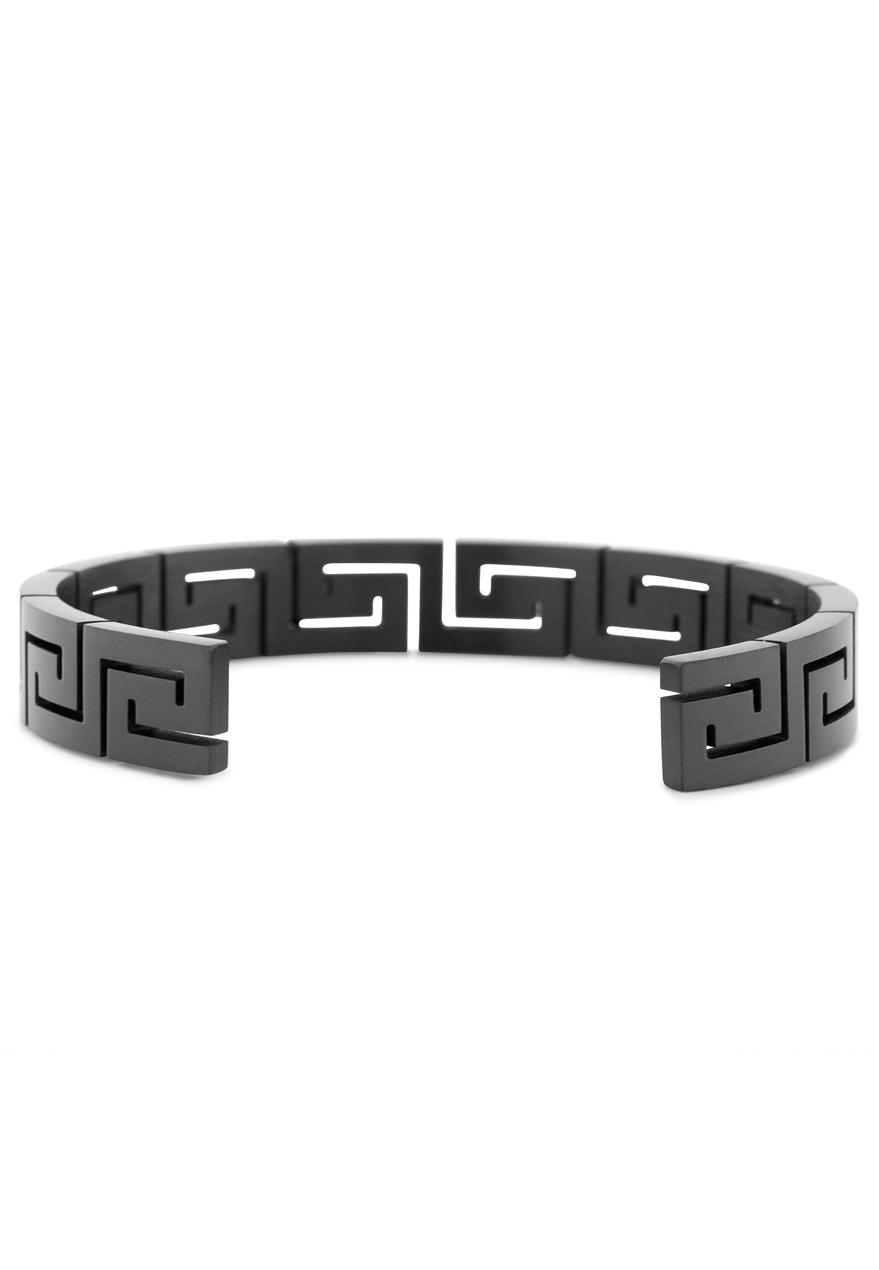 AK-CB-ARG-01-Argius-Meander-Bangle-Matte-Black-Front