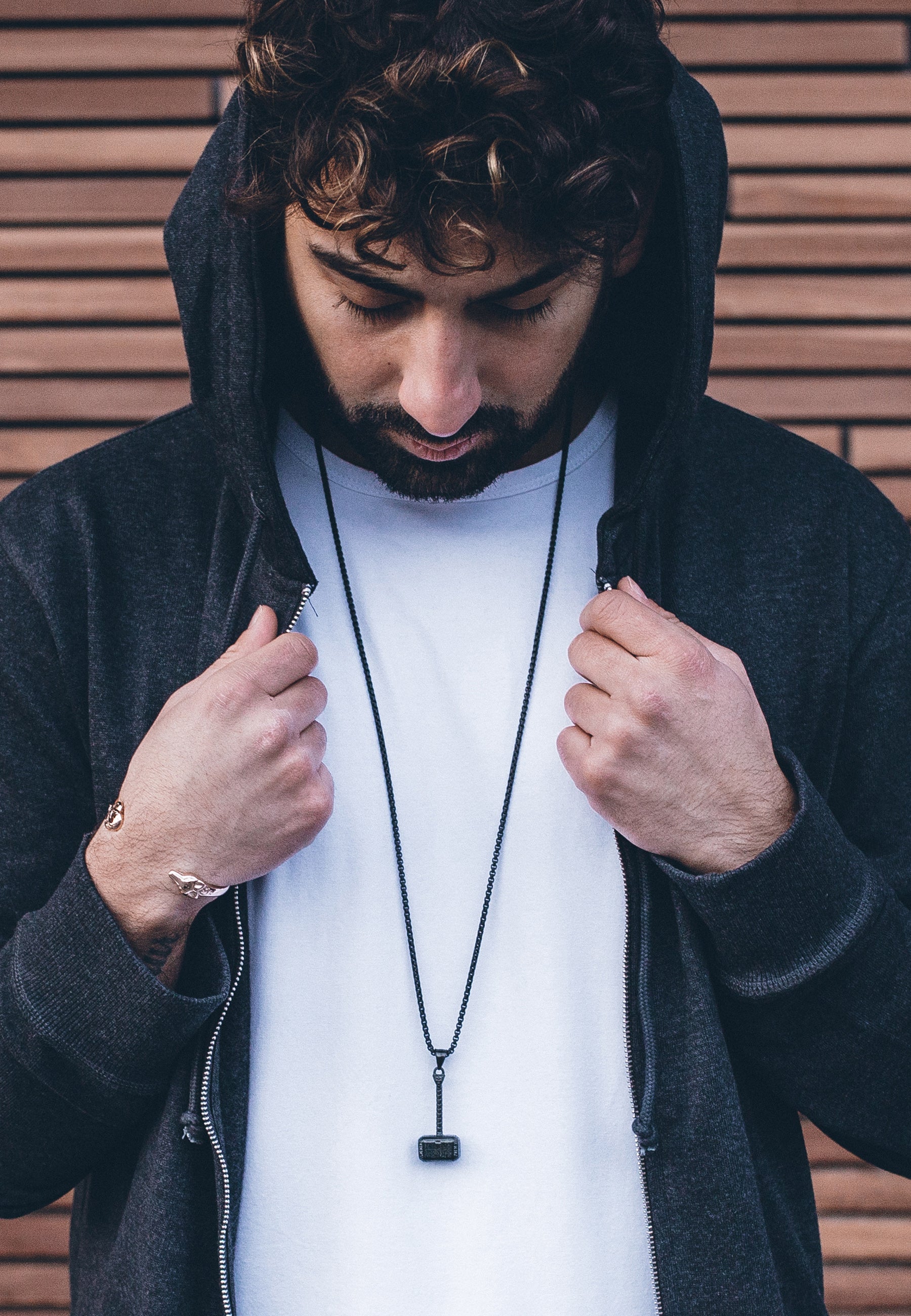 AK-PEN-MAL-01-Akitsune-Malleum-Hammer-Pendant-Necklace-Matte-Black-Mj-lnir-Model