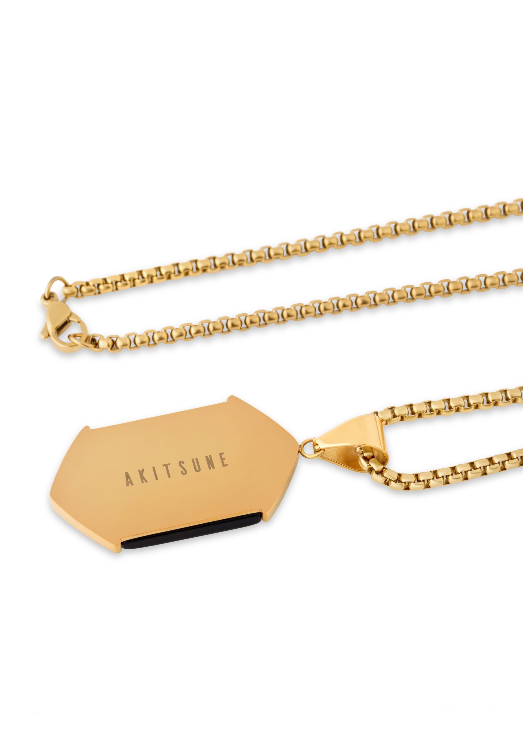 Akitsune-Abyssum-Pendant-Gold-Black-Stone-Flat-Back