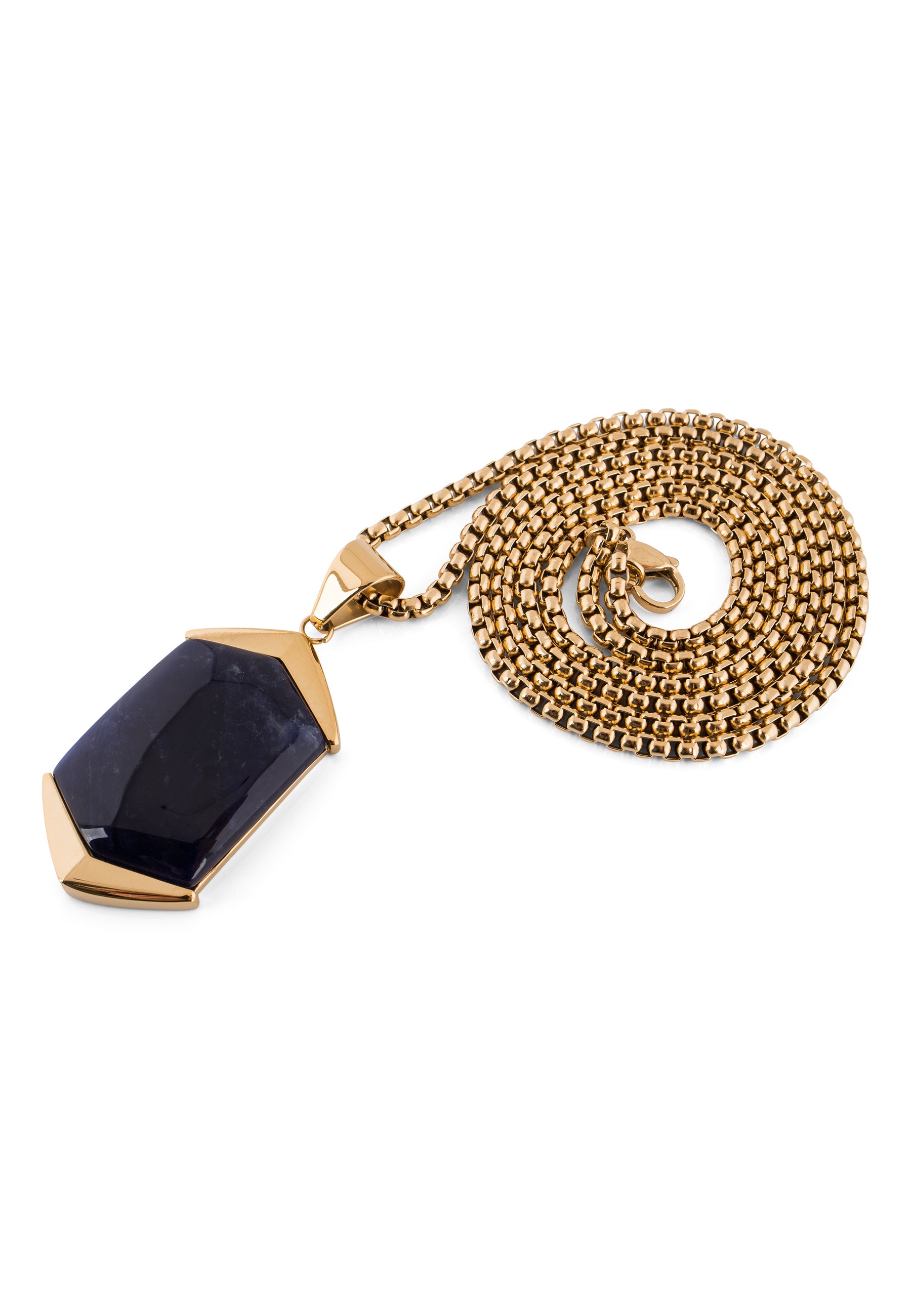 Akitsune-Abyssum-Pendant-Gold-Blue-Vein-Stone-Full