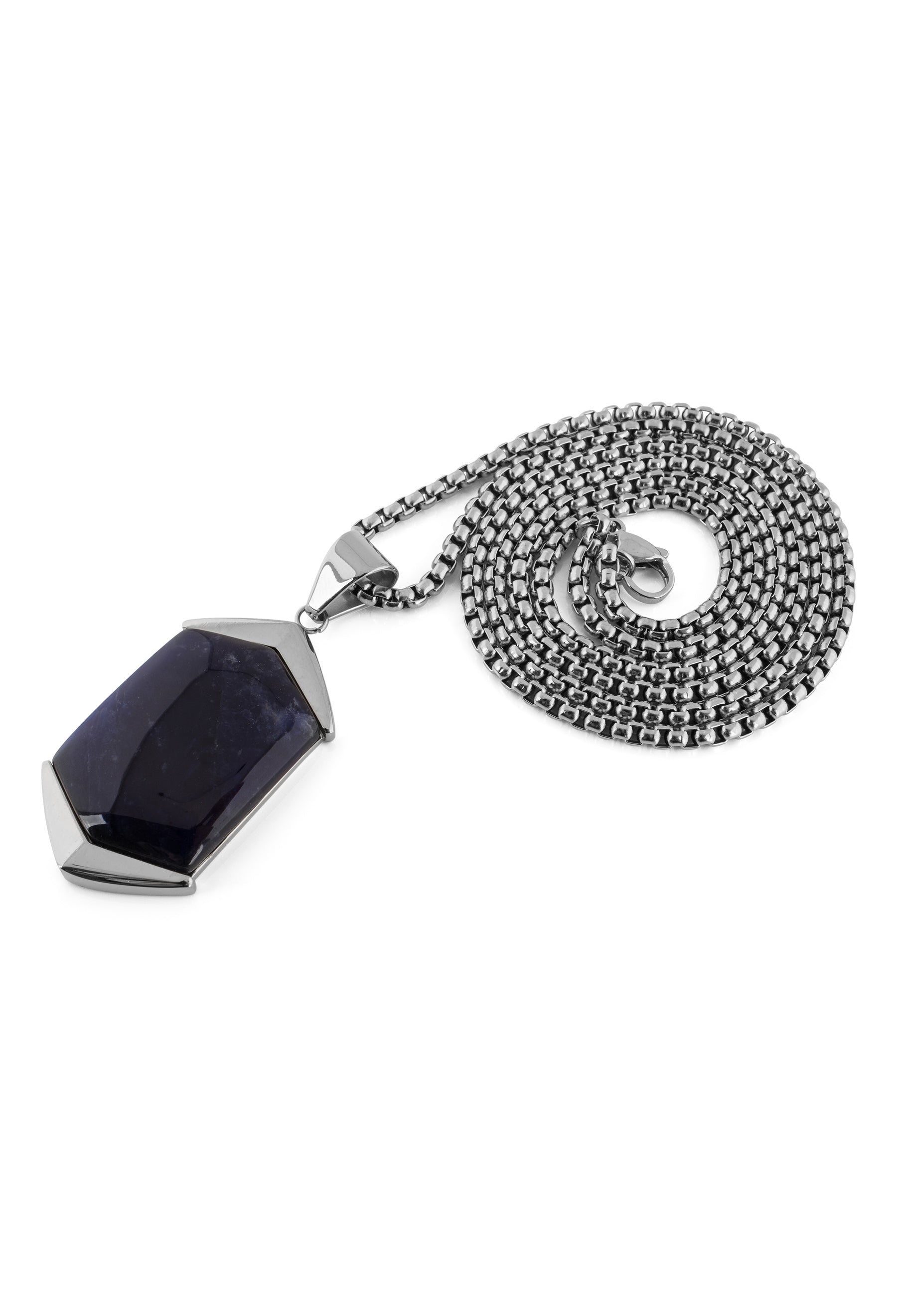 Akitsune-Abyssum-Pendant-Silver-Black-Stone-Flat-Full