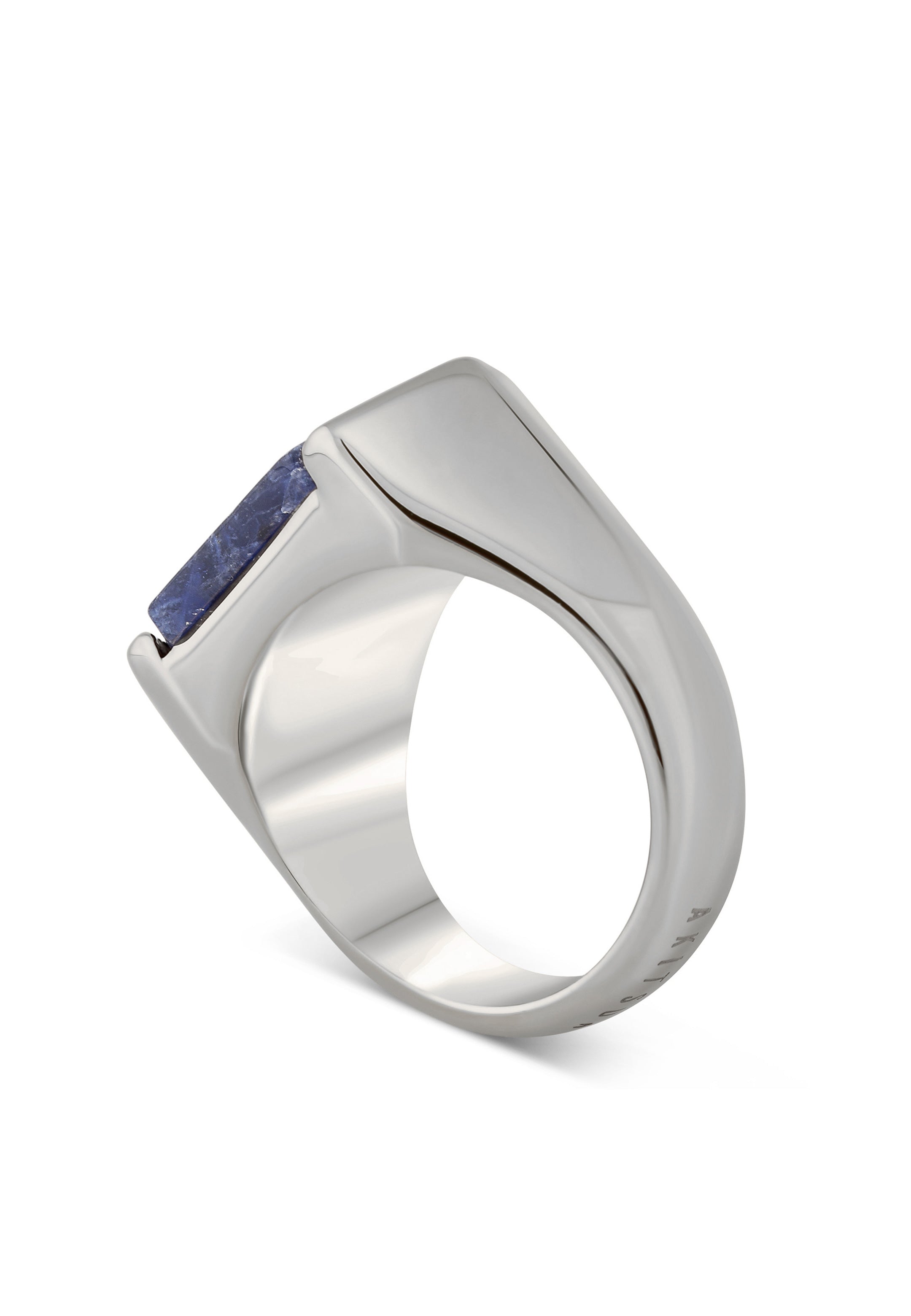 Akitsune-Abyssum-Ring-Silver-Blue-Vein-Stone-Back-Logo