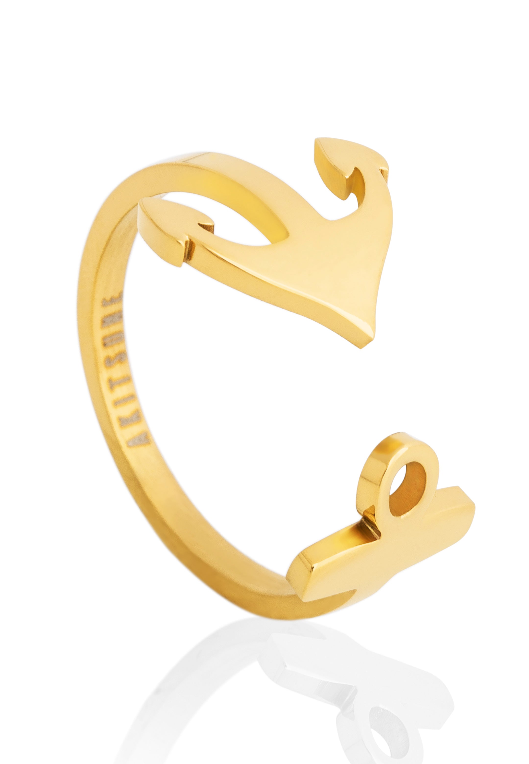 Akitsune-Anchor-Ring-Adjustable-Size-Gold-Full-2