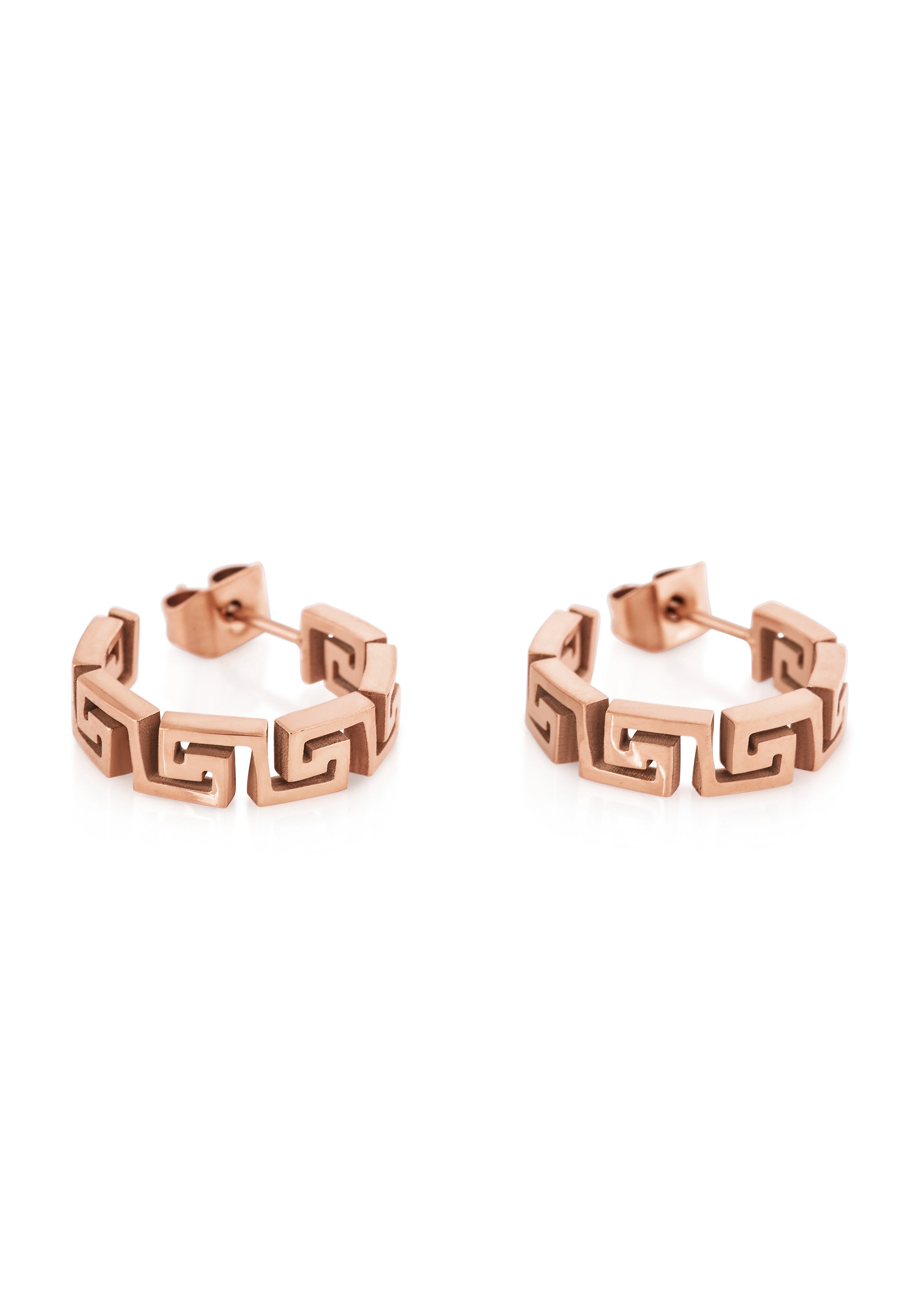 Akitsune-Argius-Meander-Earring-Rose-Gold-Womens-Flat
