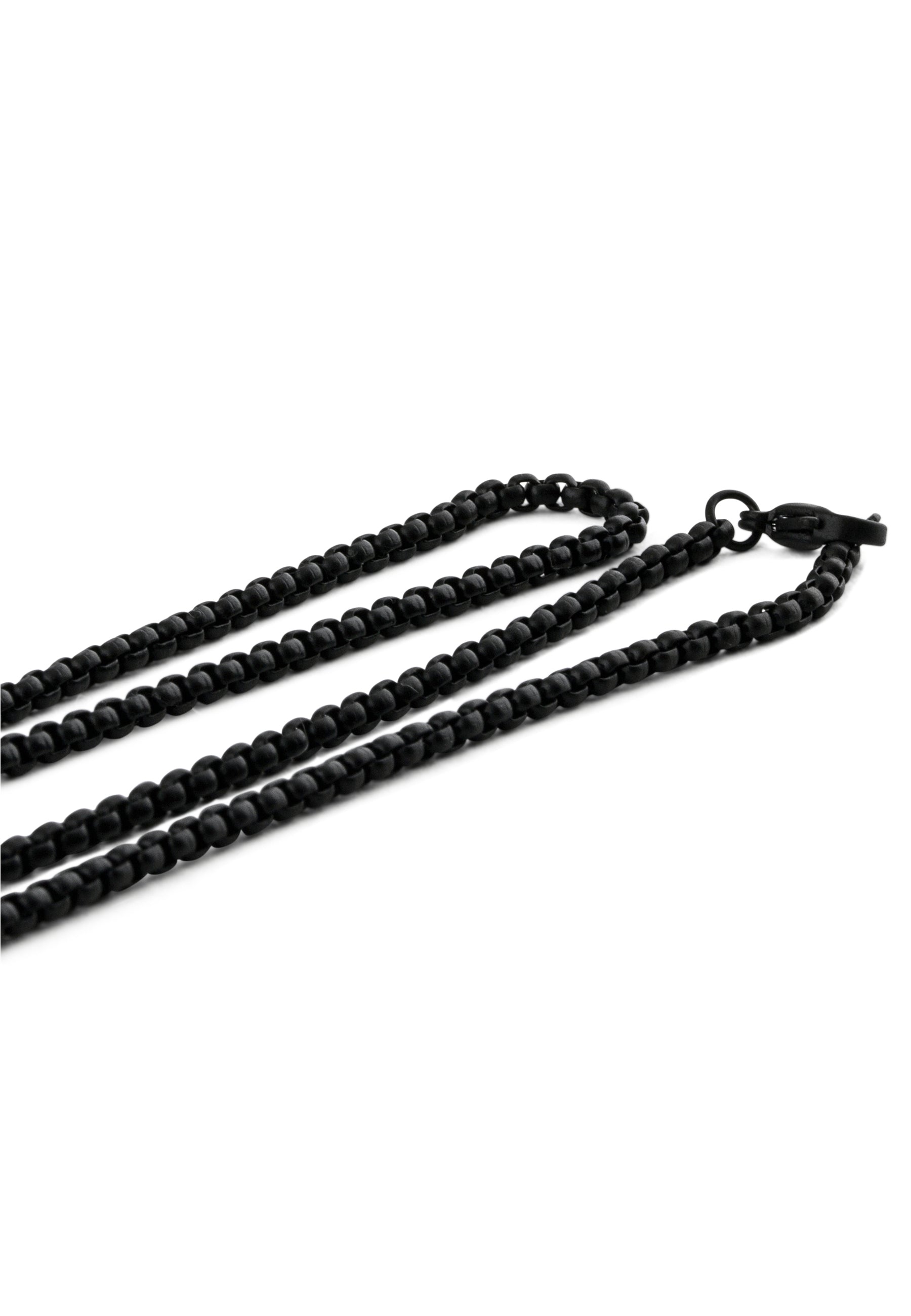 Akitsune-Baca-Chain-70cm-Matte-Black-Detail