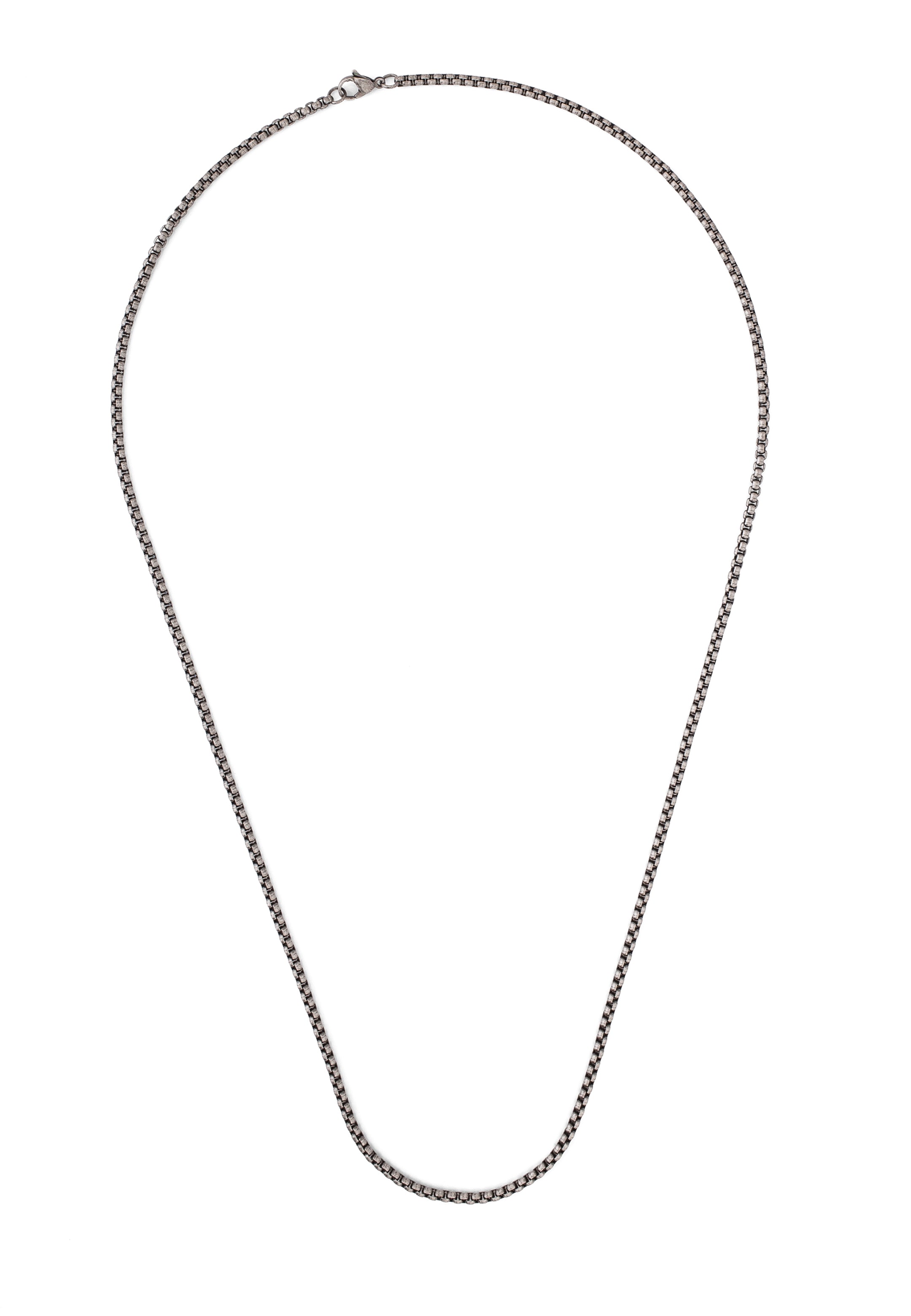 Akitsune-Bacas-Chain-Antique-Silver-70-cm-Box