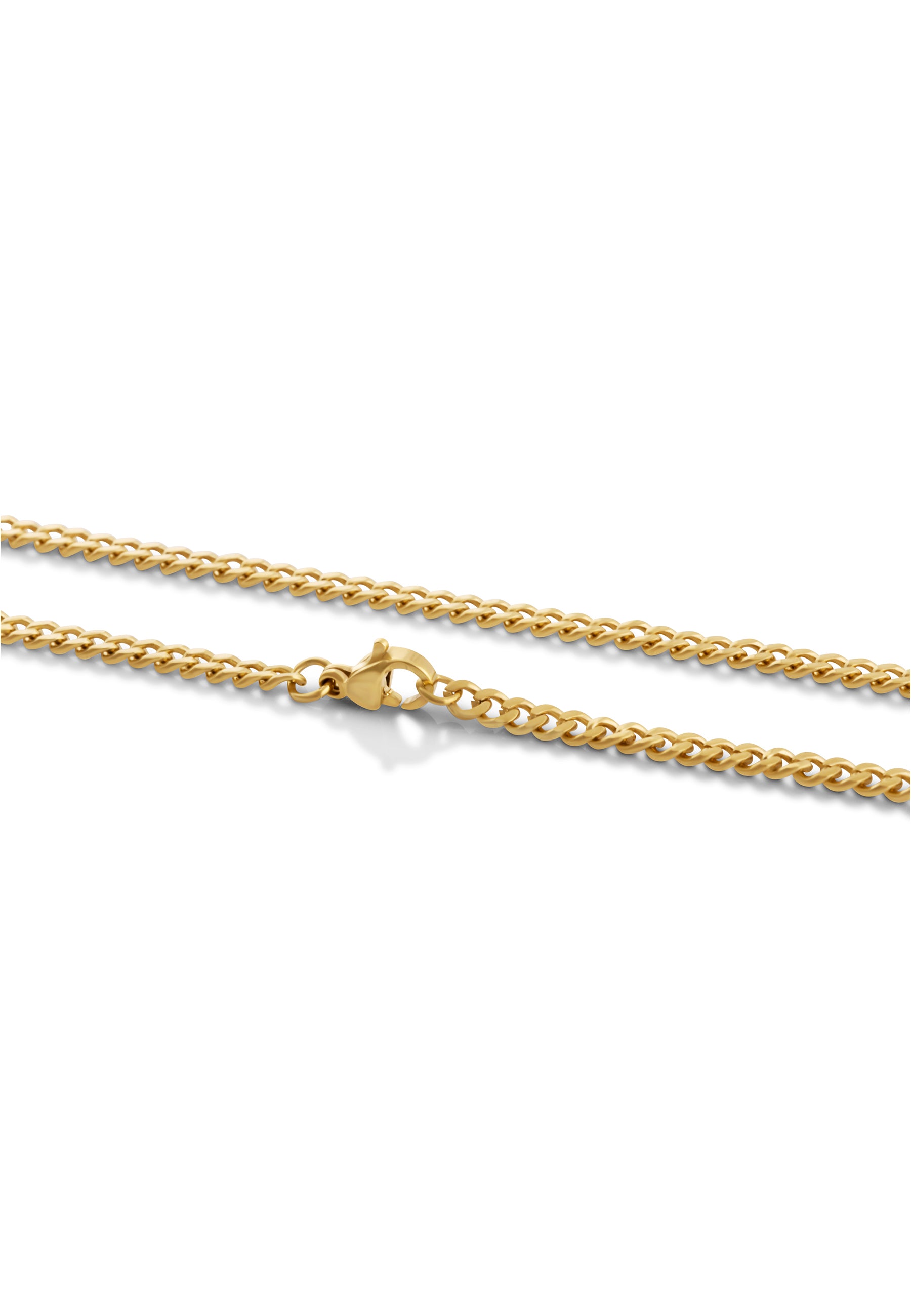 Akitsune-Fibra-Chain-3mm-Gold-Lobster-Clasp