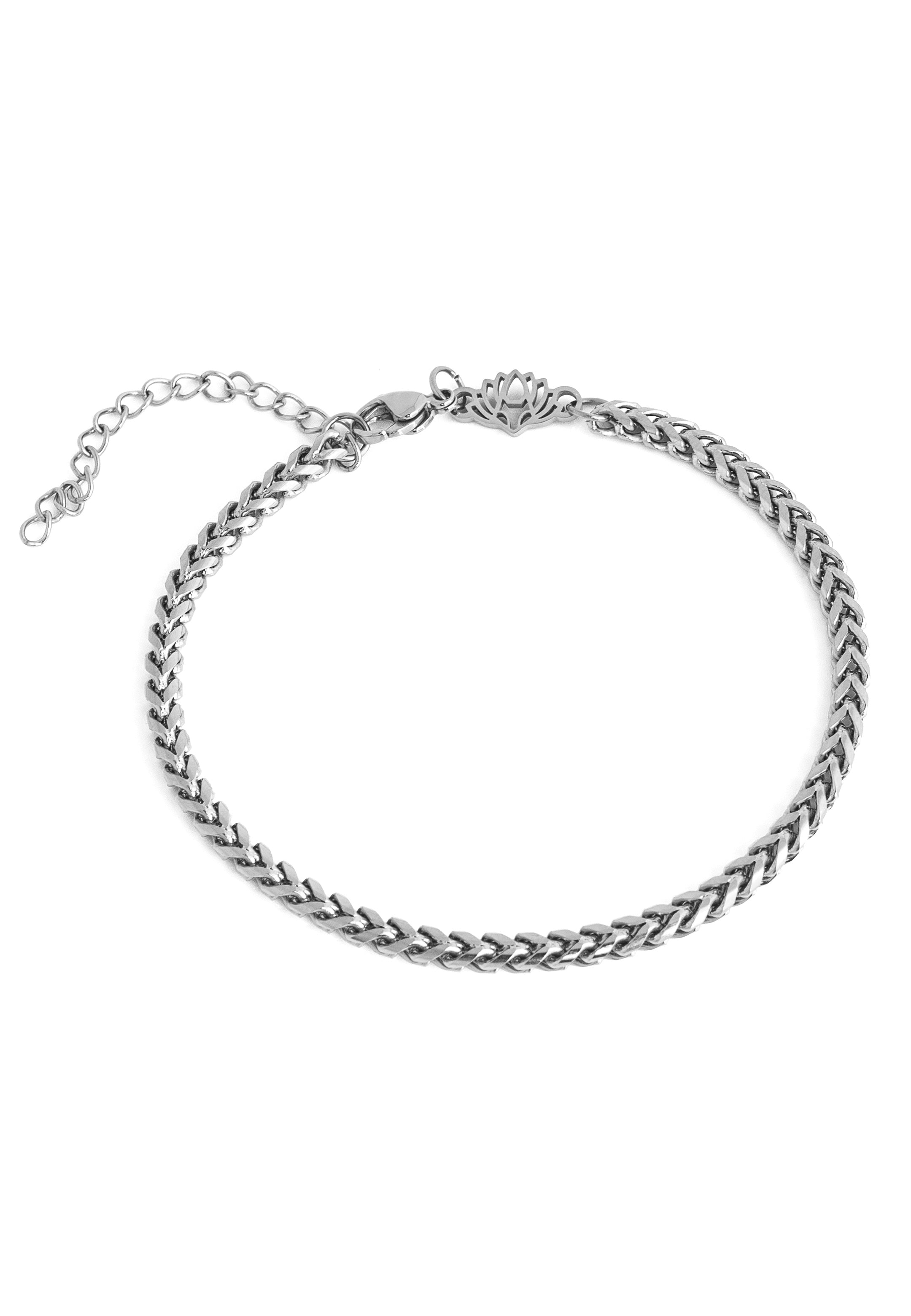 Akitsune-Franco-Chain-Bracelet-Silver-3mm