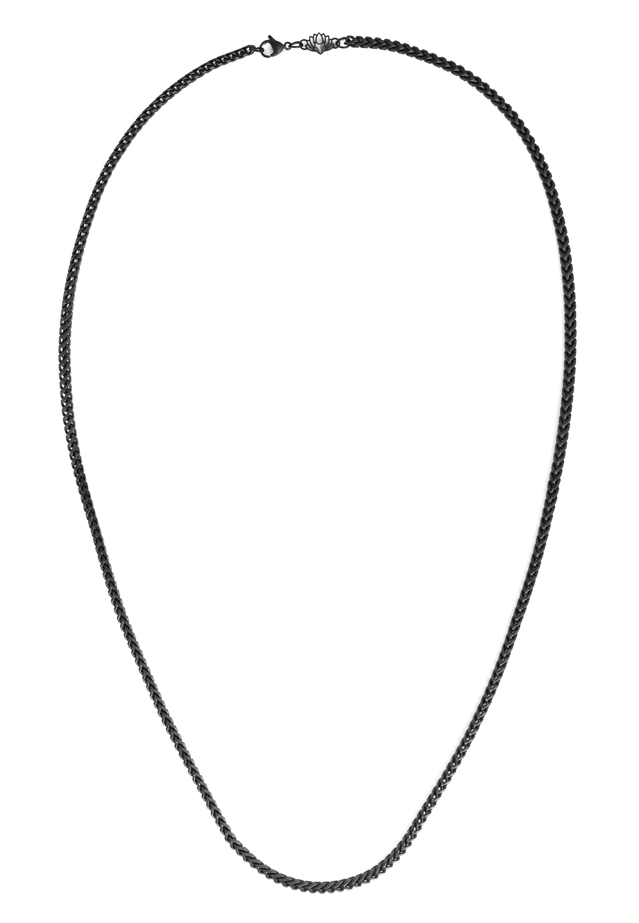 Akitsune-Franco-Necklace-Chain-Matte-Black-3mm-Full