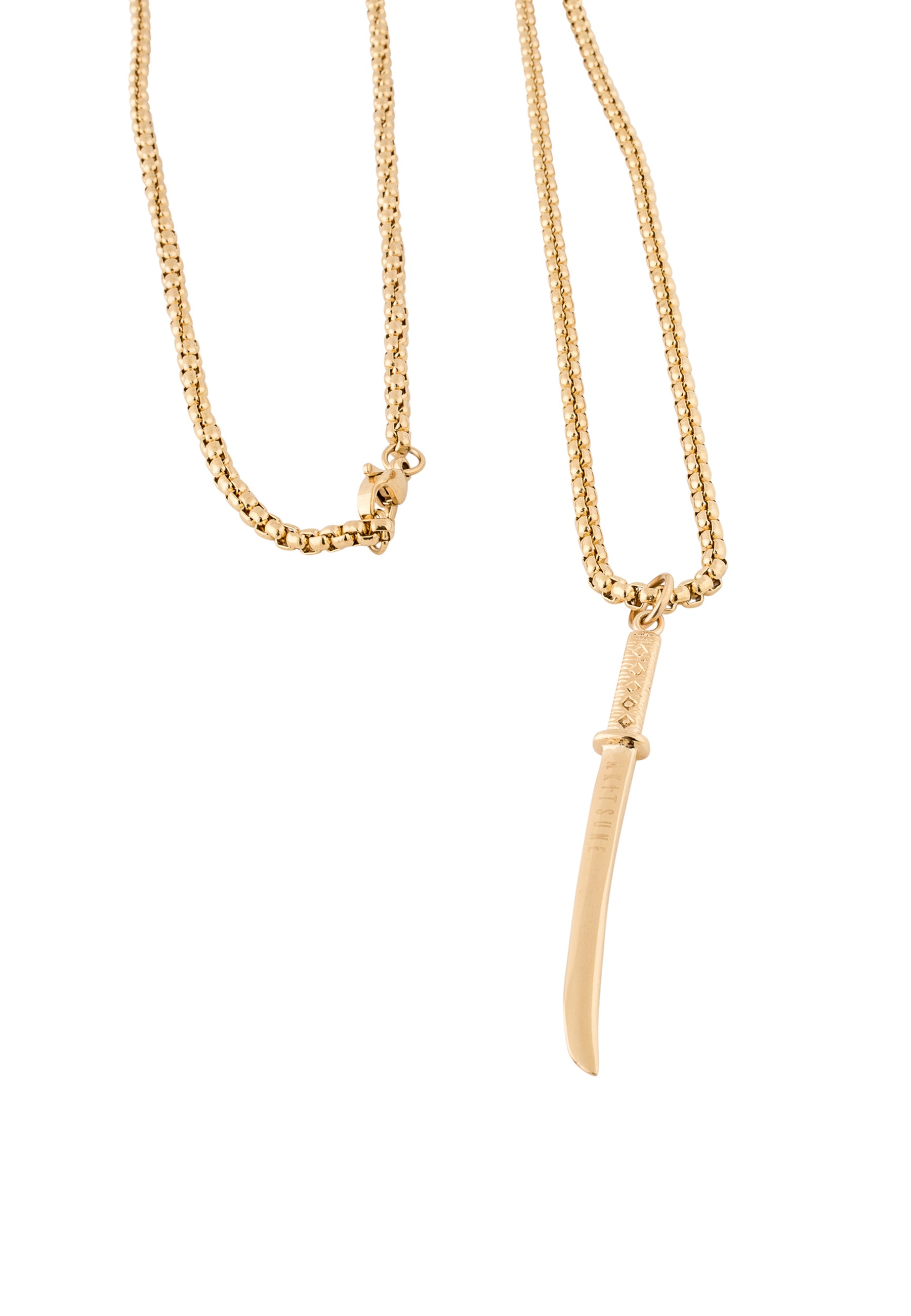 Akitsune-Gladius-Pendant-Kantana-Gold-Chain