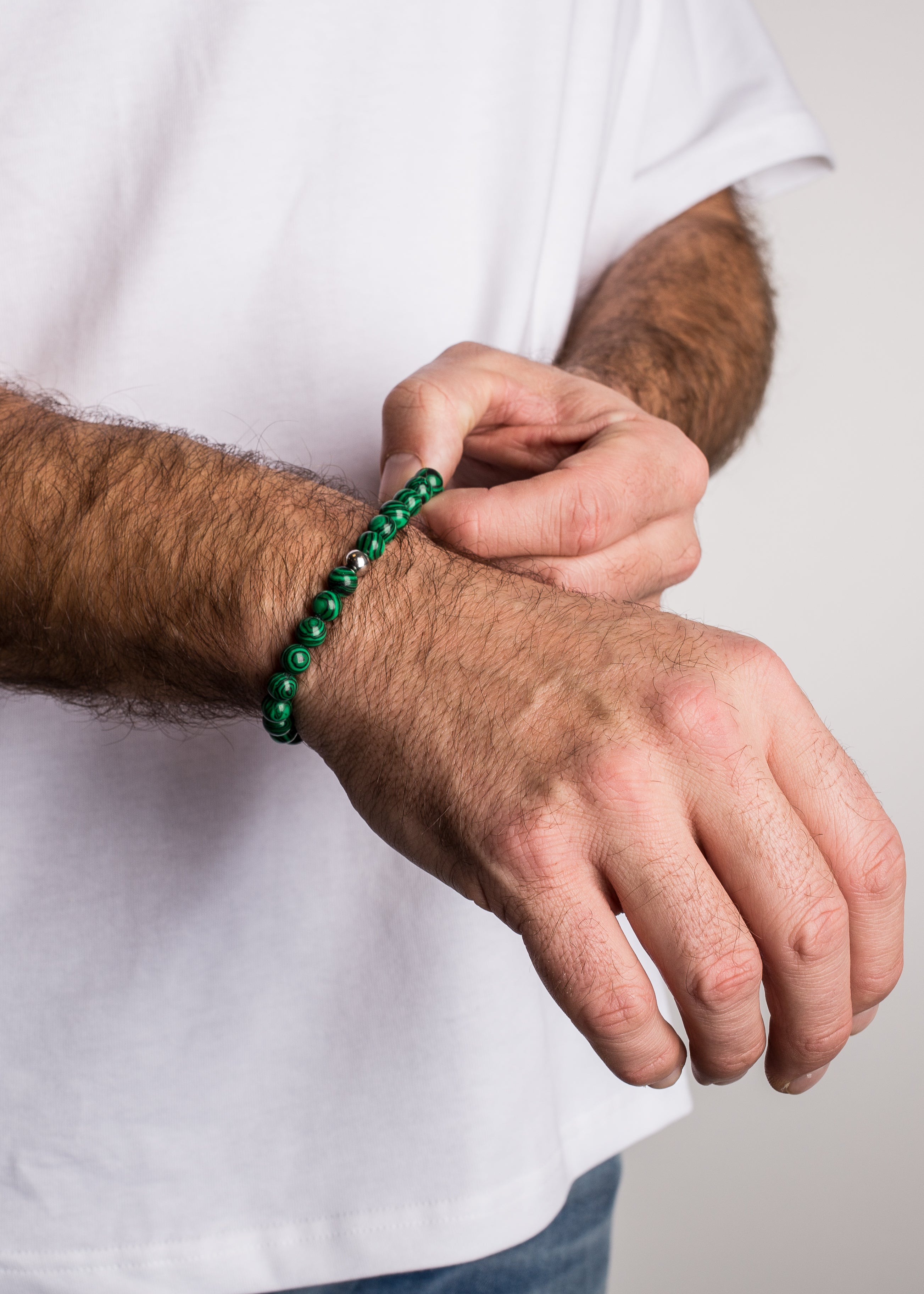 Akitsune-Globae-Beaded-Bracelet-Artificial-Malachite-5