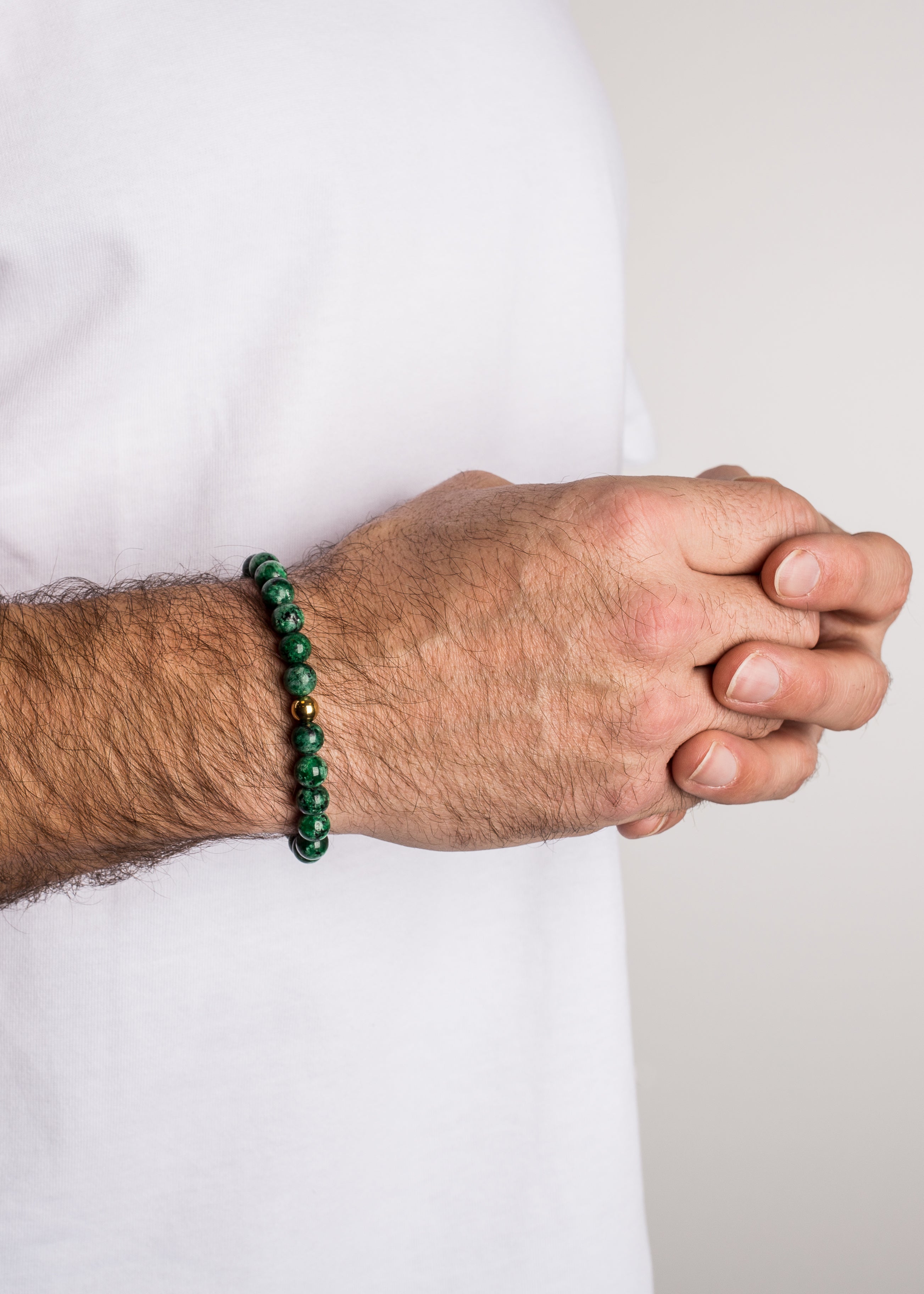 Akitsune-Globae-Beaded-Bracelet-Marble-Green-6