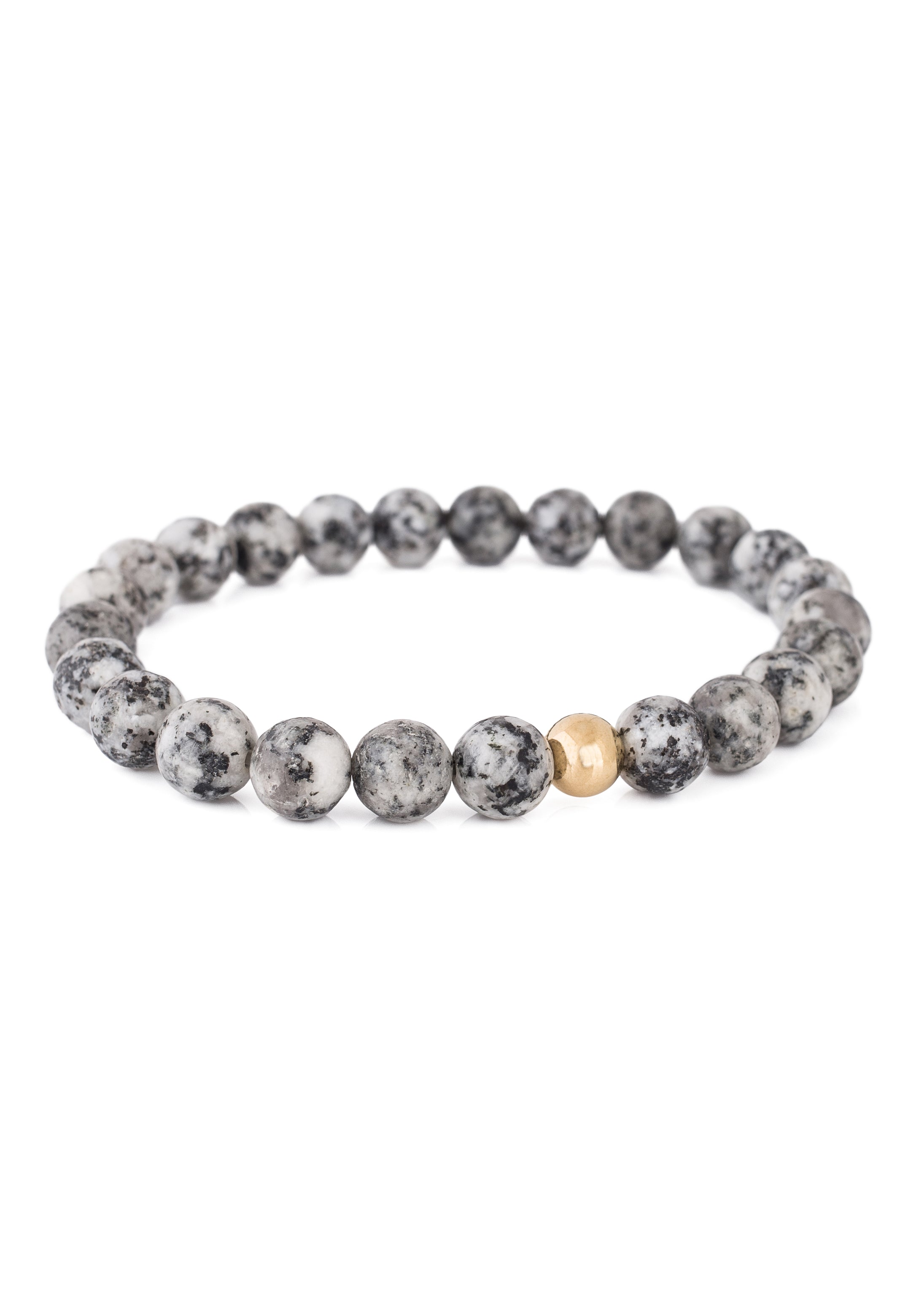 Akitsune-Globae-Beaded-Bracelet-Marble-Grey-3