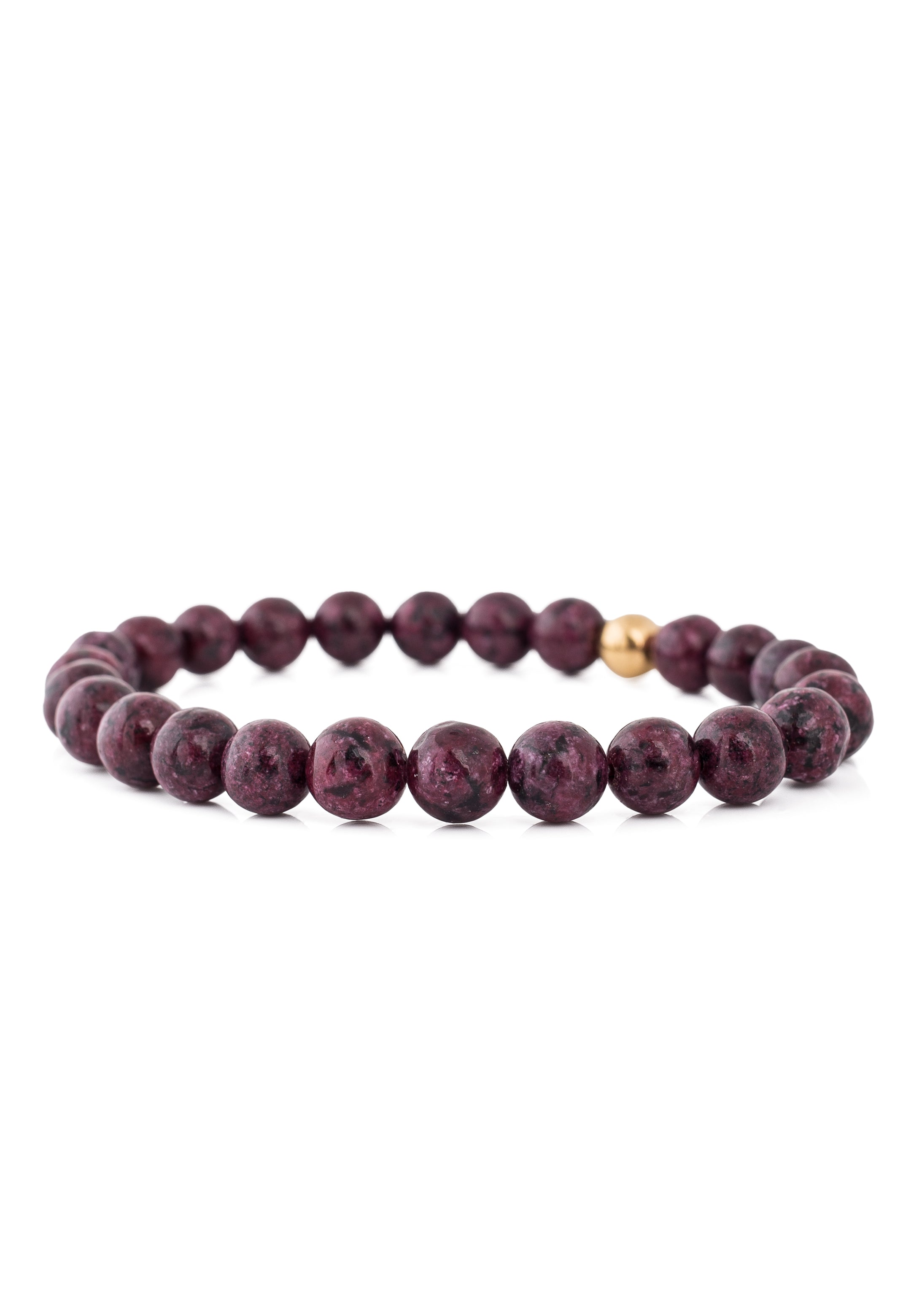 Akitsune-Globae-Beaded-Bracelet-Marble-Red-1