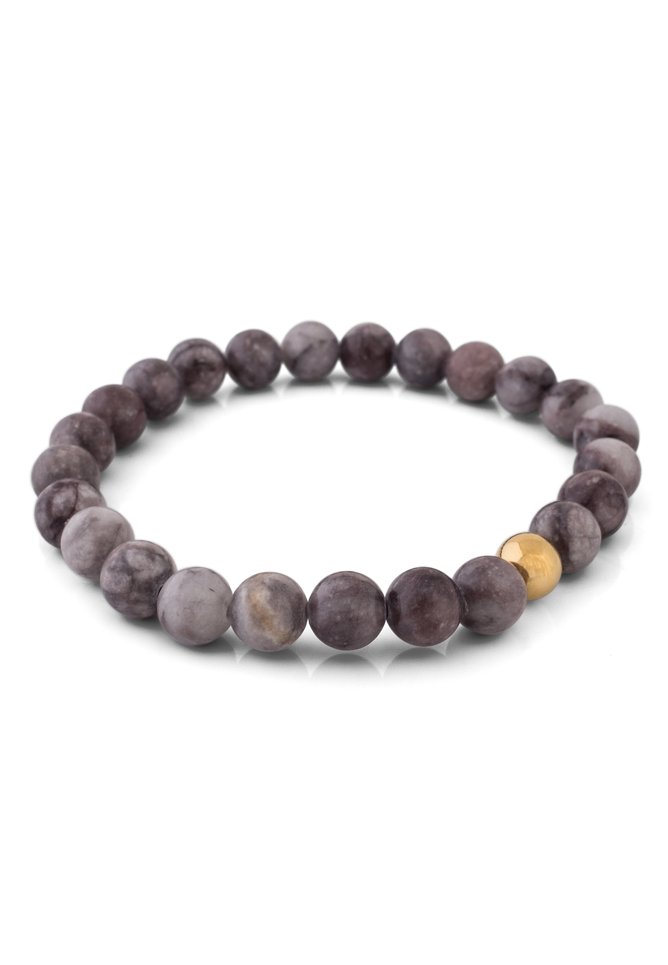 Akitsune-Globae-Bracelet-Purple-Wood-Grain-Stone-Model-3