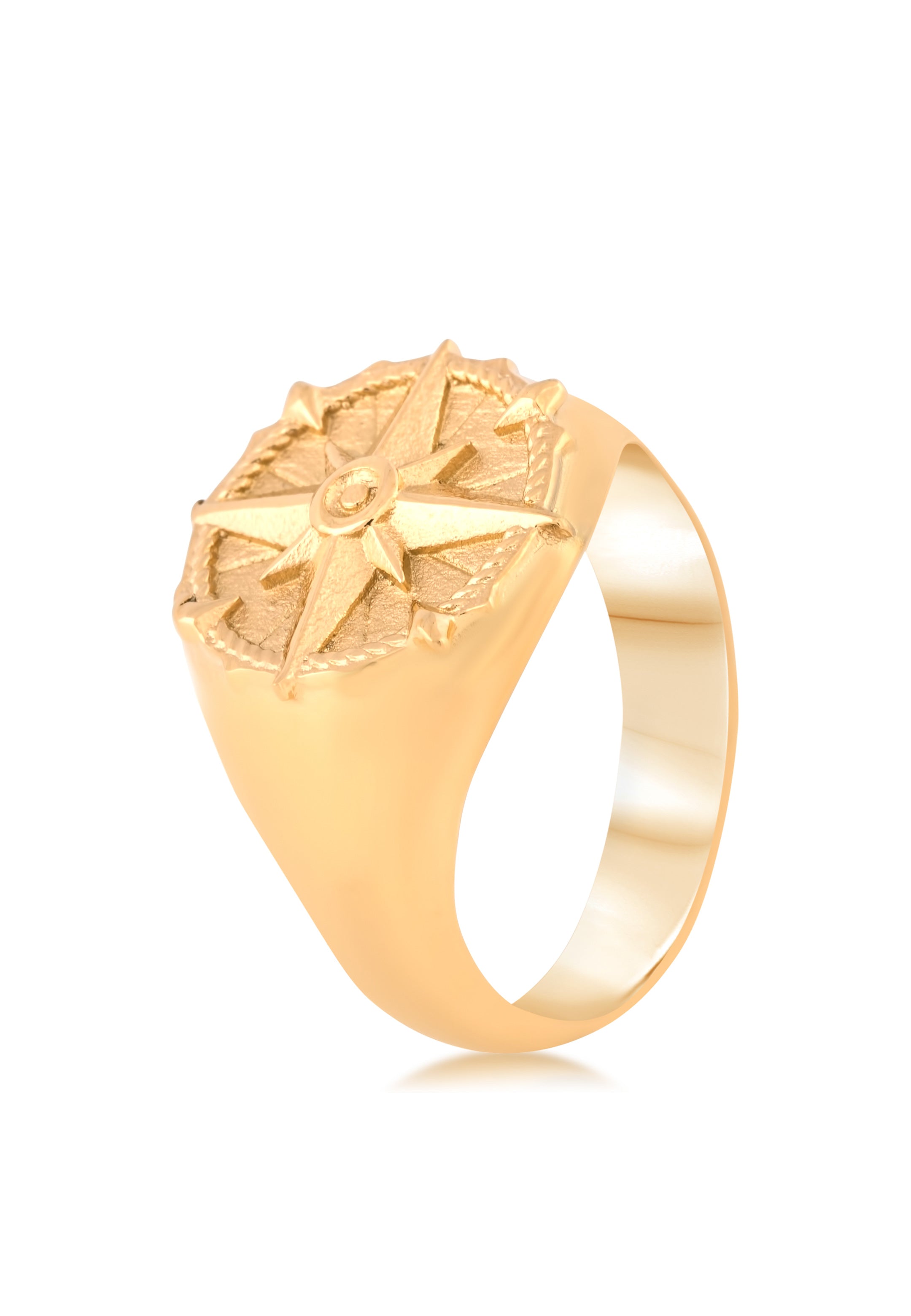 Akitsune-Guidance-Compass-Ring-Gold-Nautical-Sea-Map-2