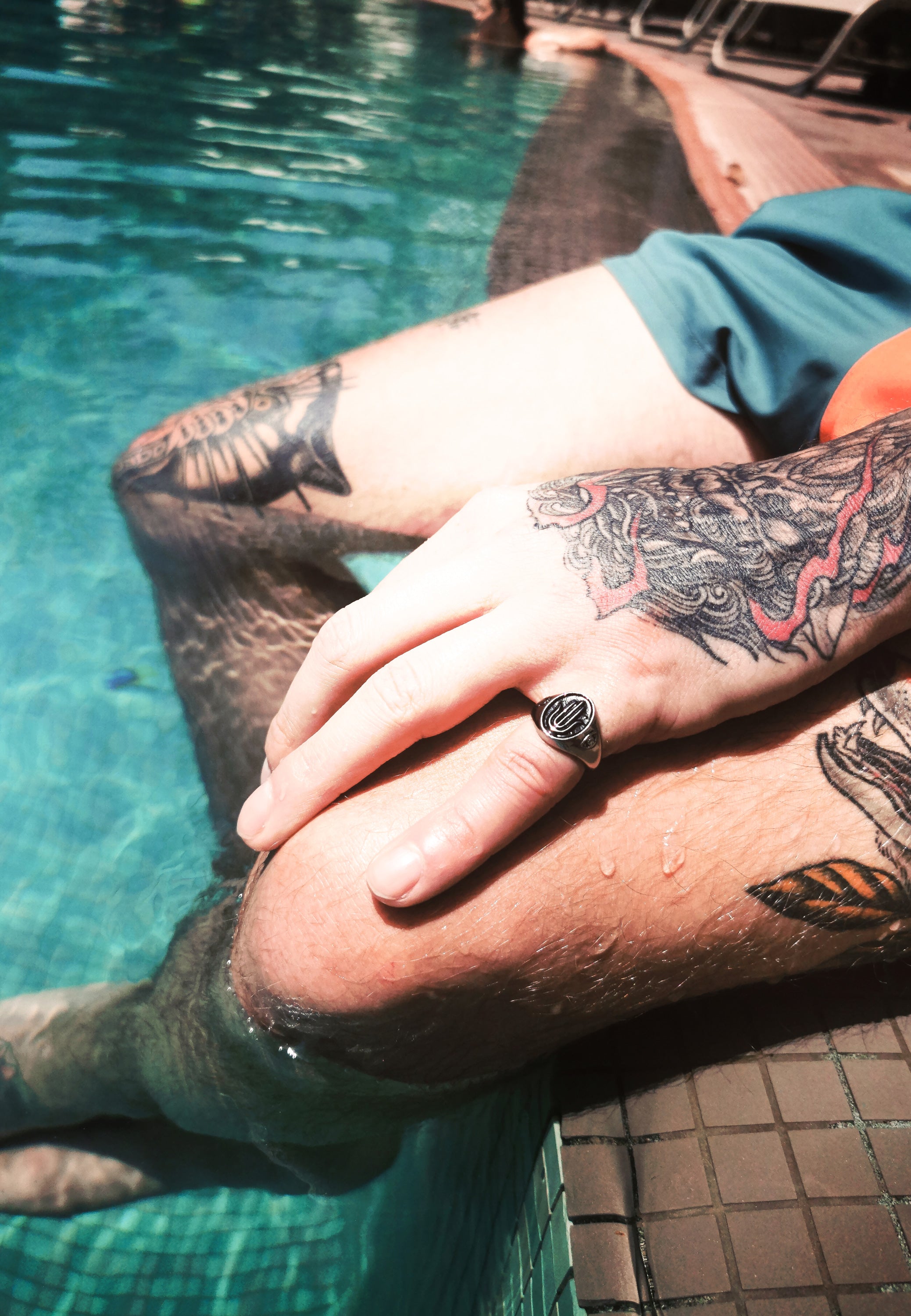 Akitsune-Hamsa-Ring-Hand-of-Fatima-Men-Women-Silver-Model