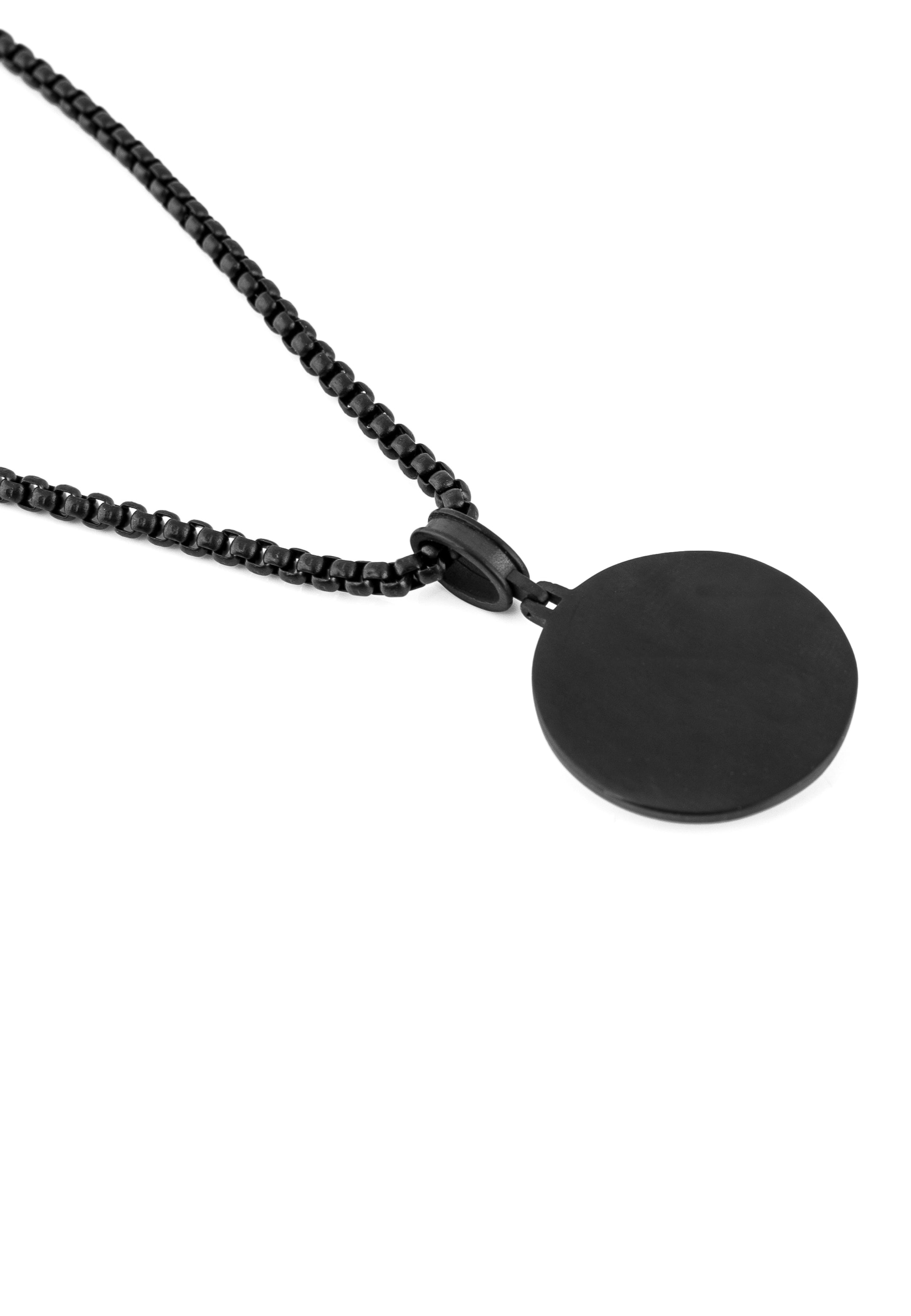 Akitsune-Imperator-Pendant-Necklace-Matte-Black-70cm-Lion-Mens-1