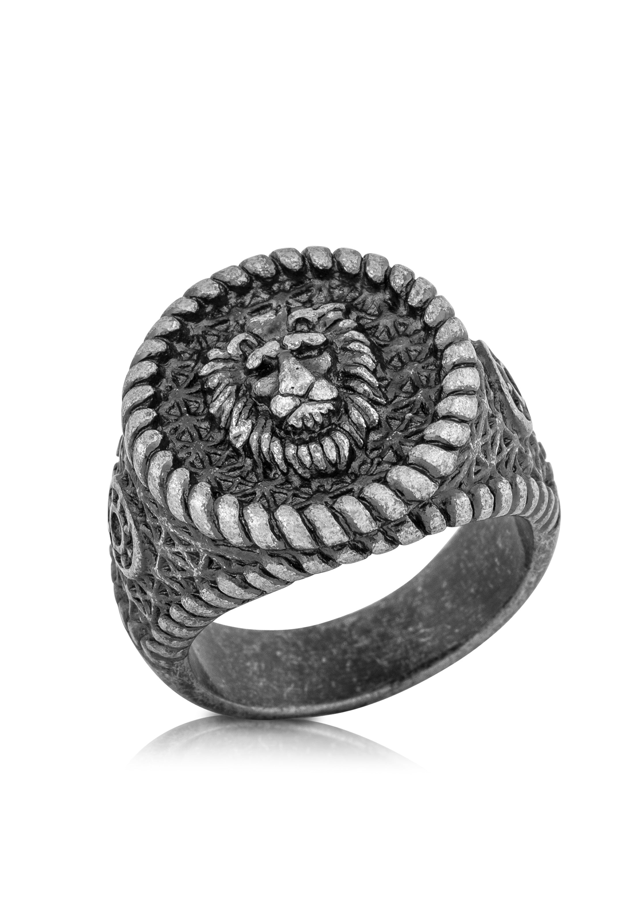 Akitsune-Imperator-Ring-Antique-Silver-Up