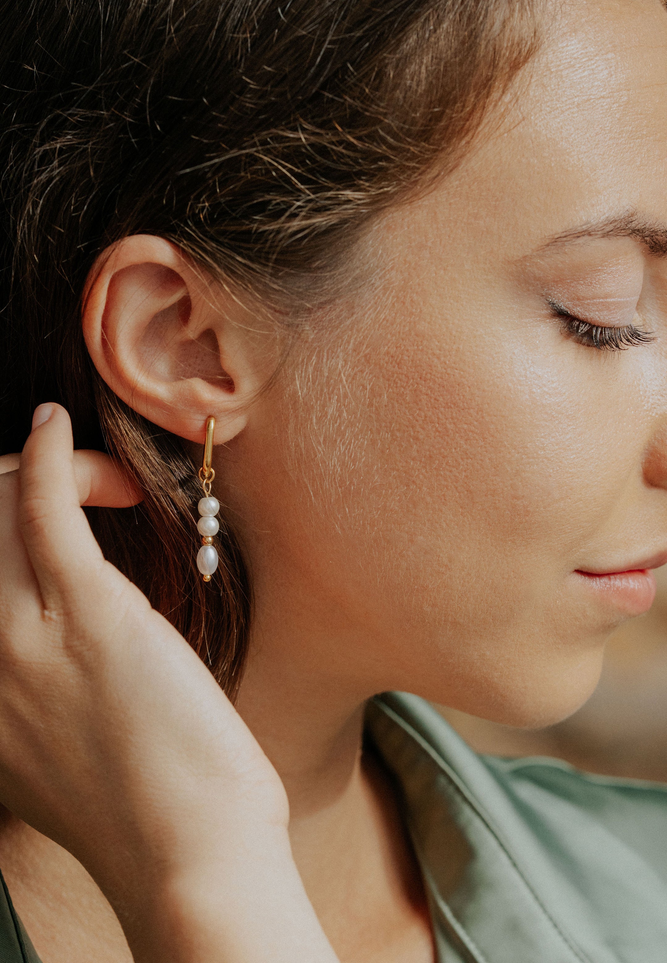 Kolczyk Infinite Złoty