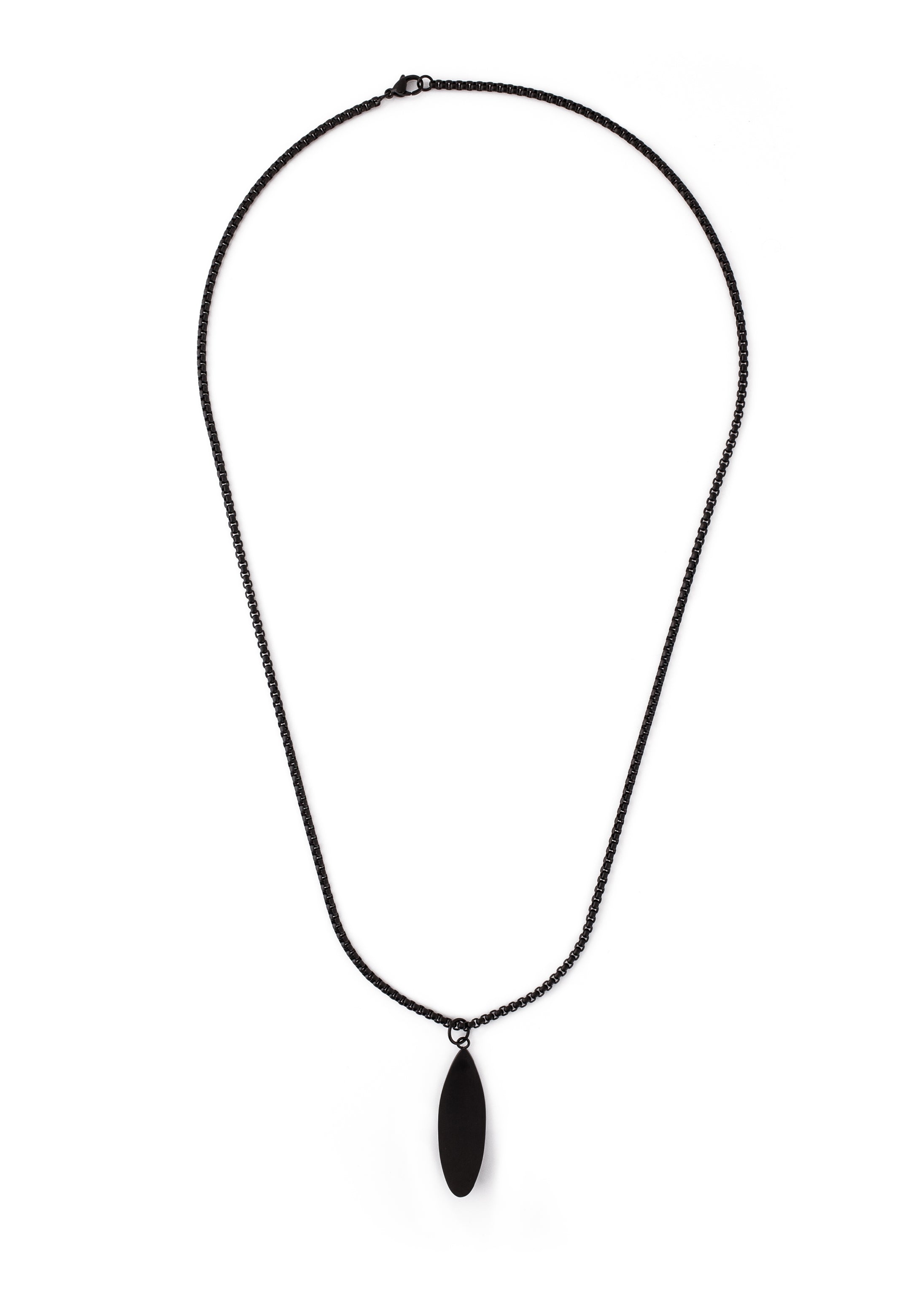 Akitsune-Nalu-Surf-Board-Pendant-Necklace-Matte-Black-2