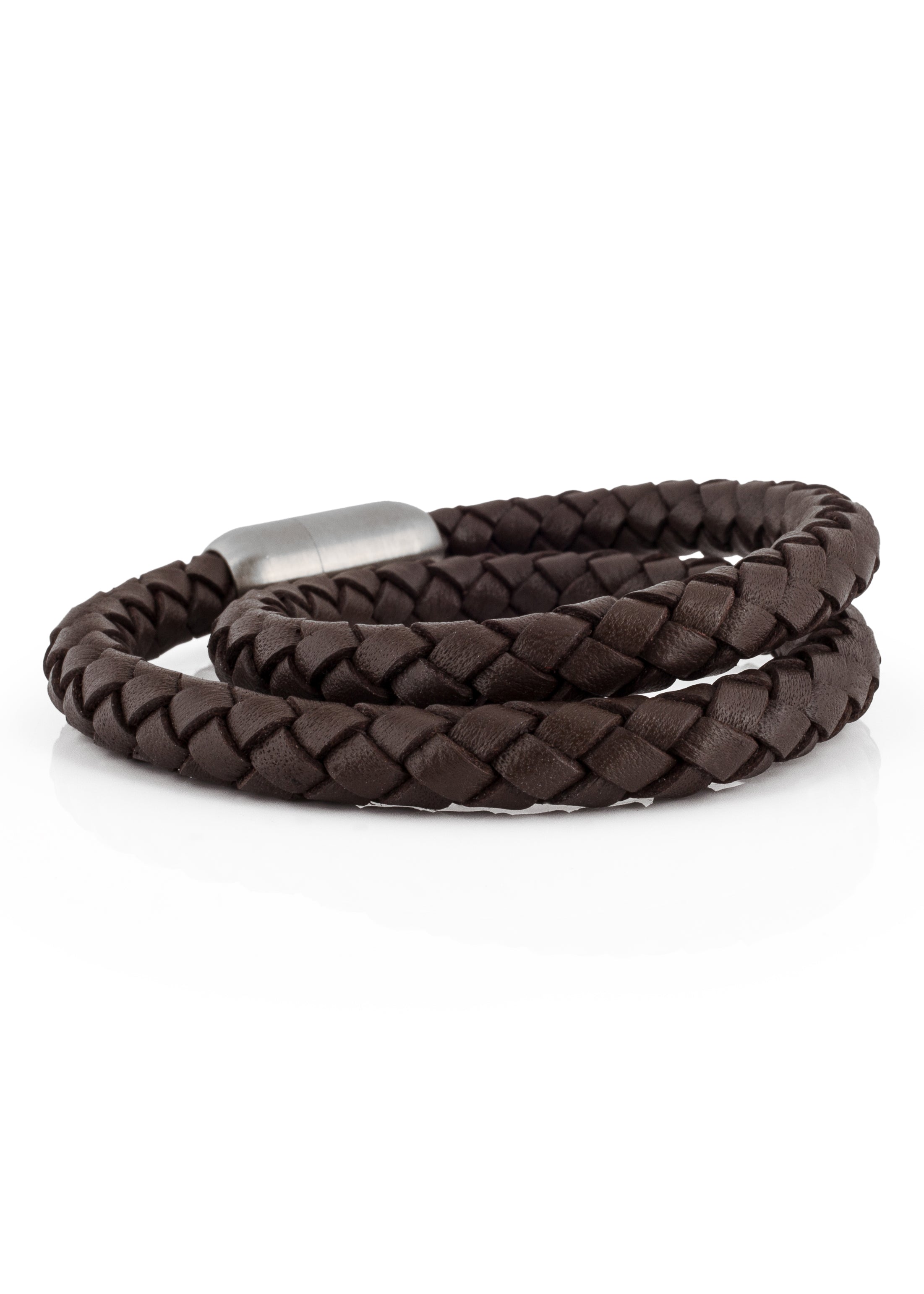 Akitsune-Navis-Leather-Bracelet-Silver-Brown-6