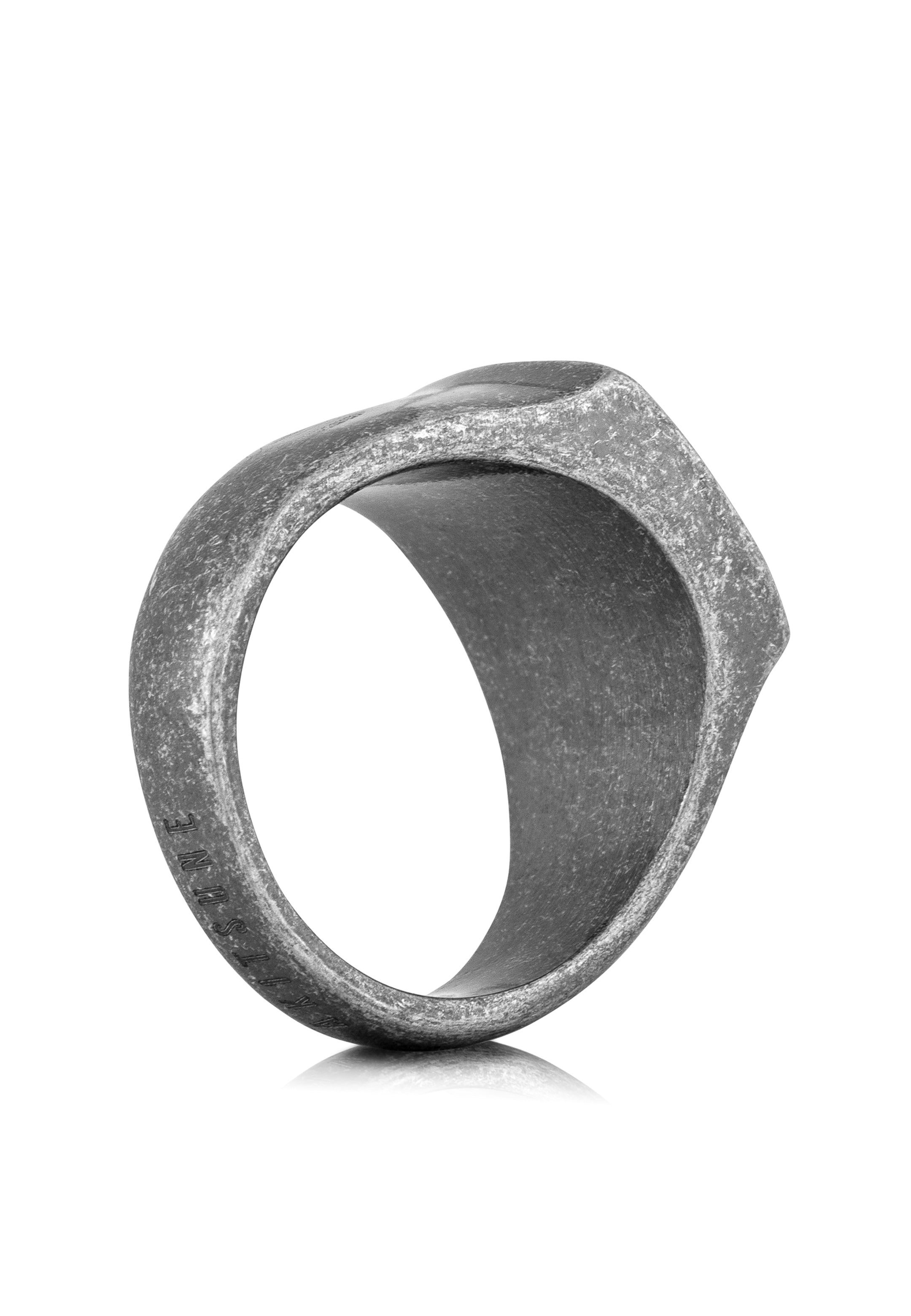 Akitsune-Opus-Ring-Antique-Silver-Up-Back