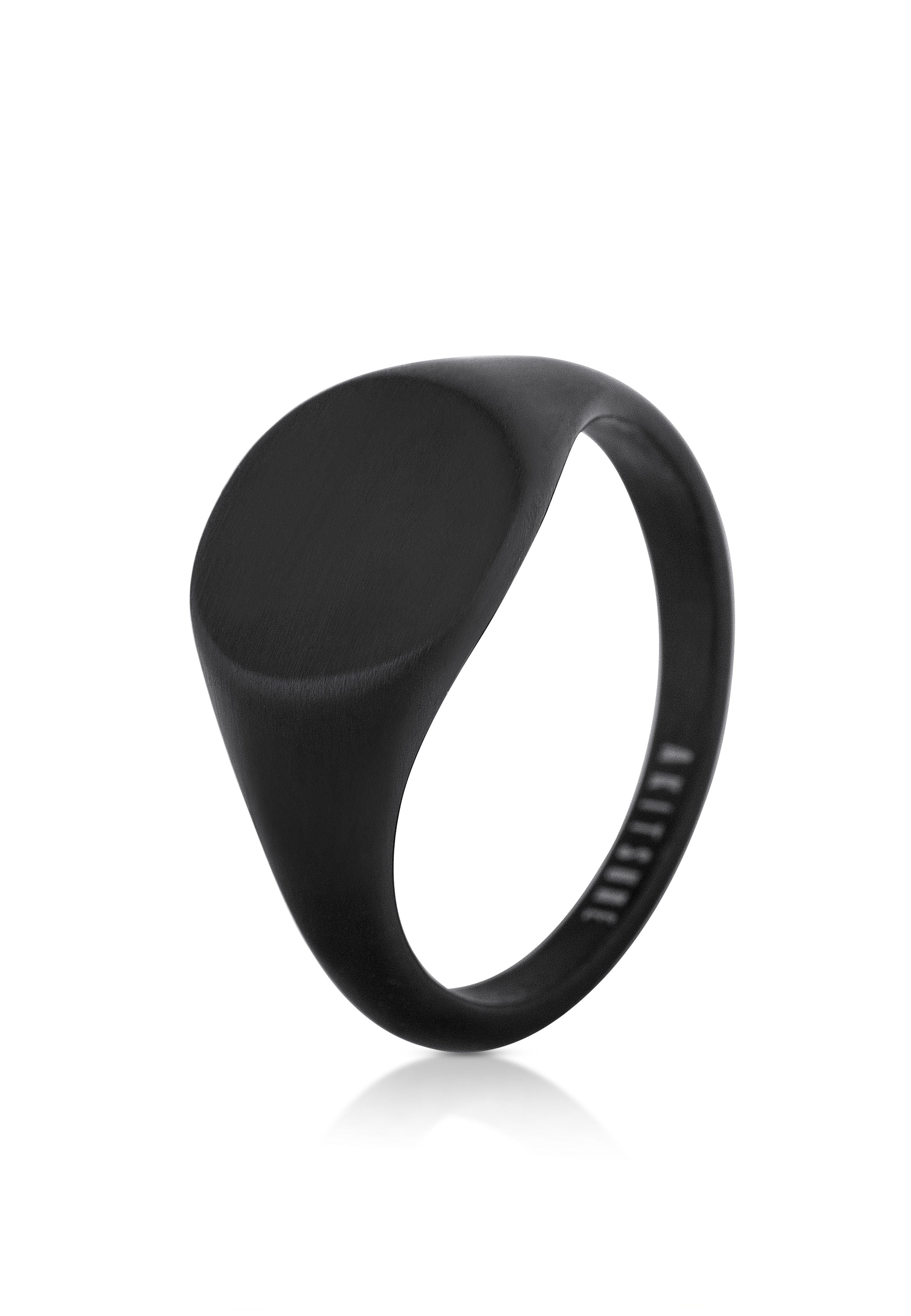 Akitsune-Parvus-Signet-Ring-Matte-Black-Men-Jewelry-4