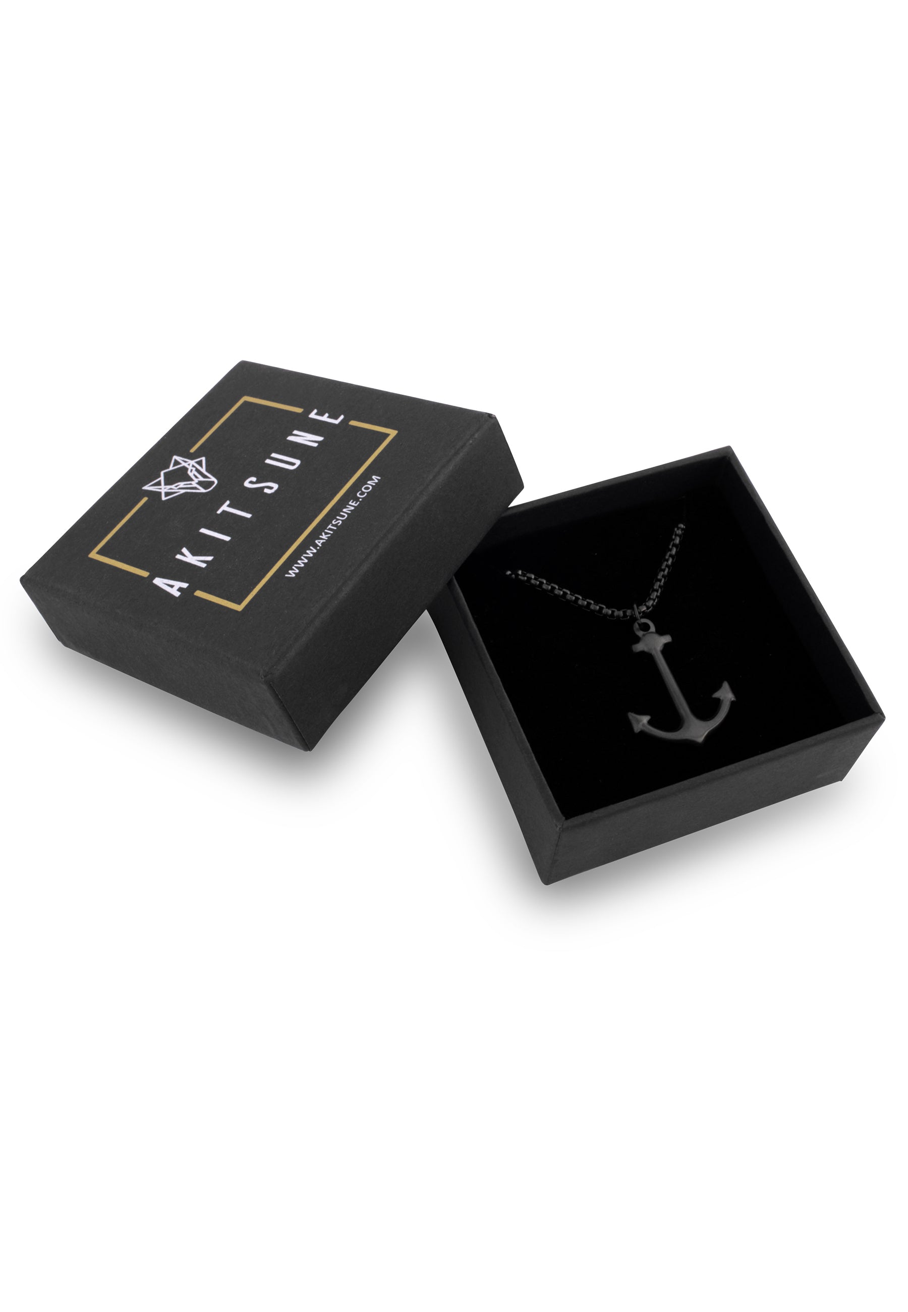 Akitsune-Portus-Anchor-Pendant-Matte-Black-Box-Packaging