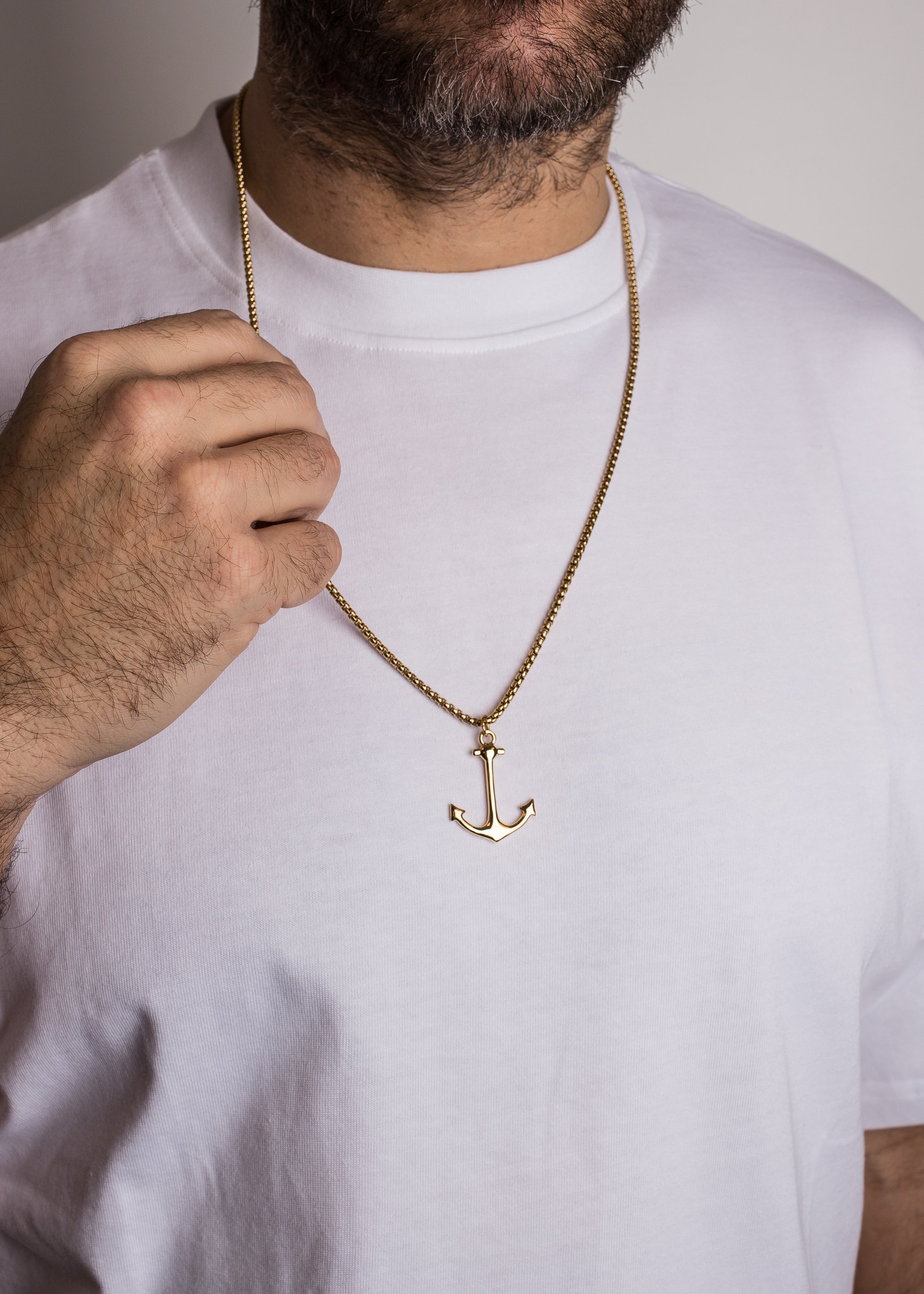 Akitsune-Portus-Anchor-Pendant-Necklace-Gold-70-cm-1