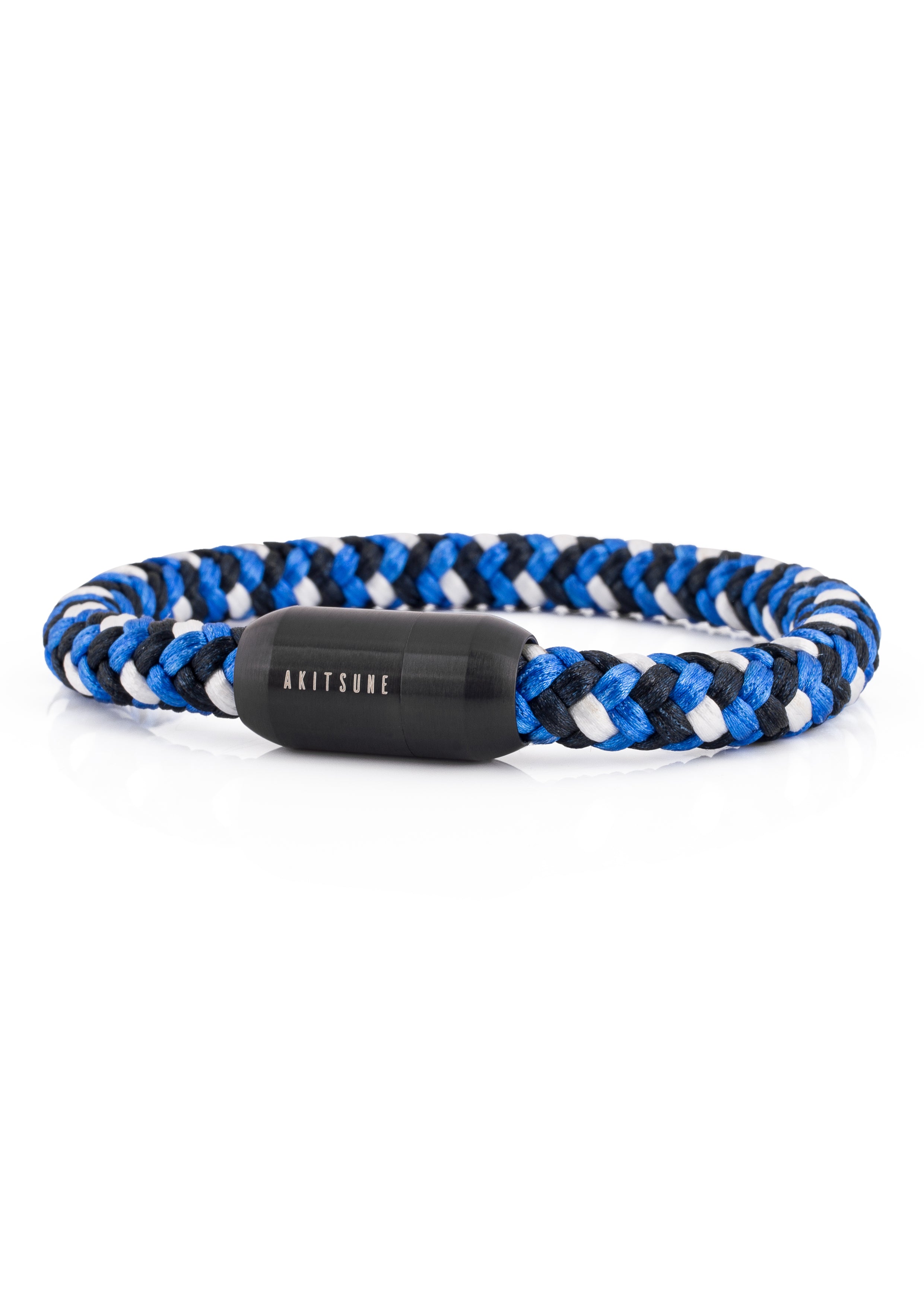 Akitsune-Portus-Bracelet-Matte-Black-Blue-White-2