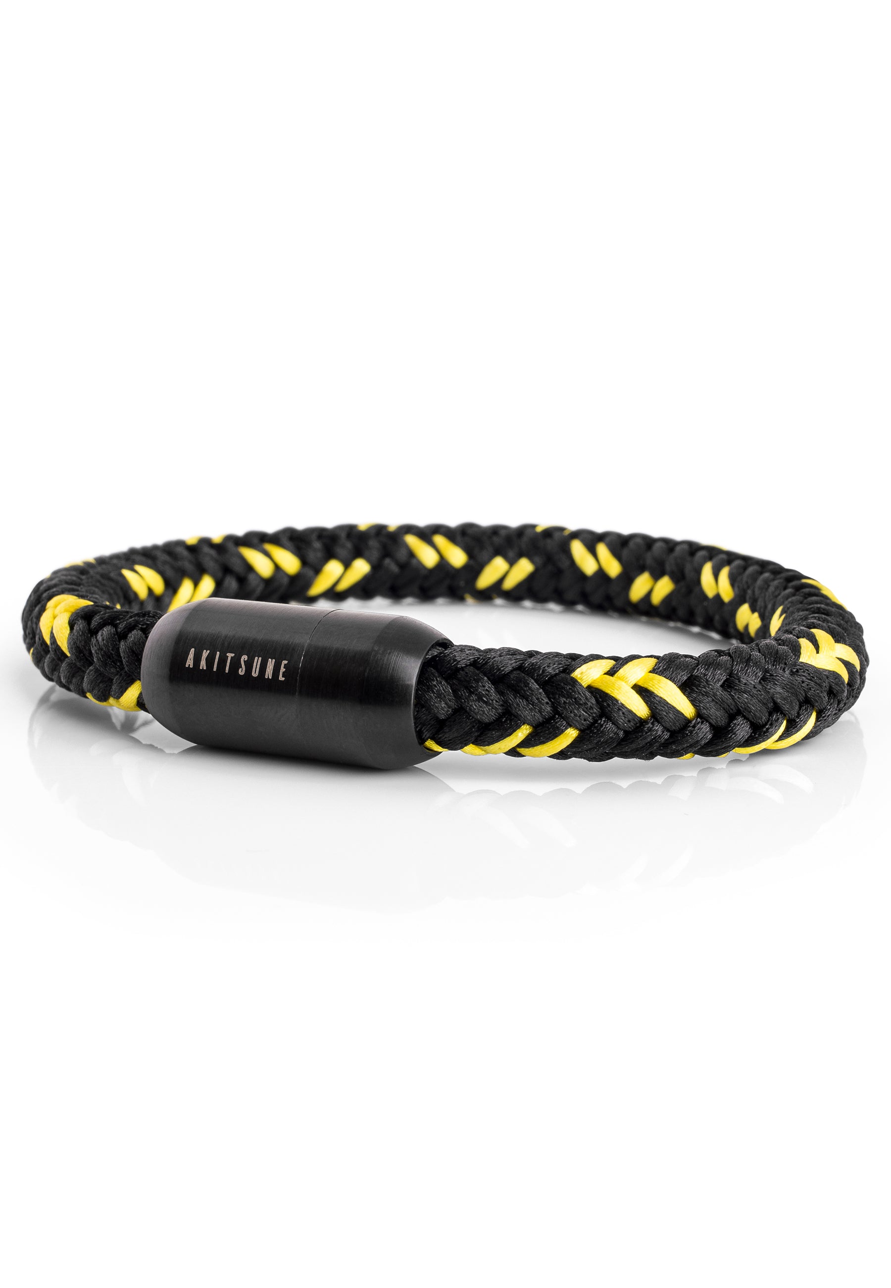 Akitsune-Portus-Maritime-Bracelet-Black-Black-Yellow-Side