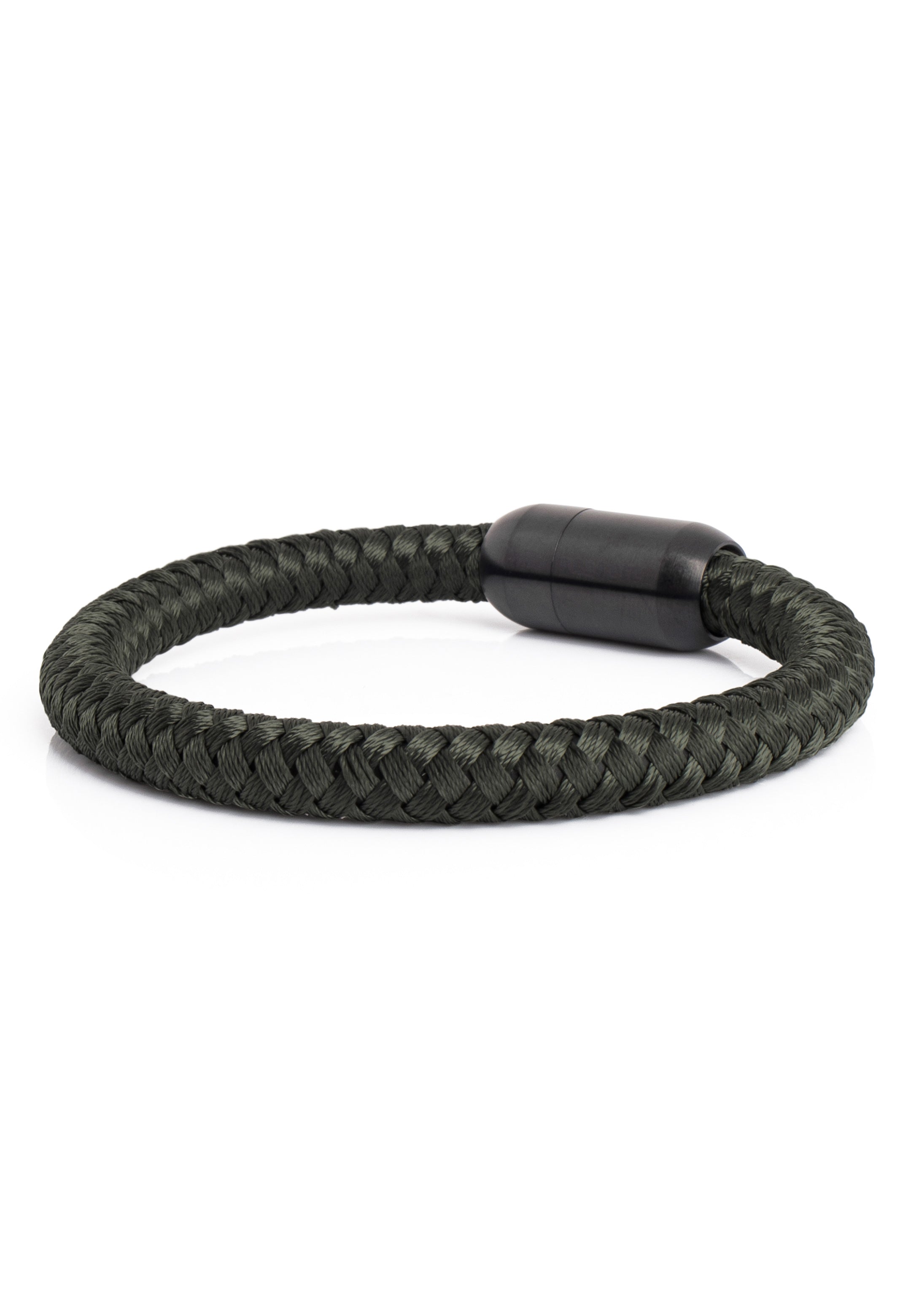 Akitsune-Portus-Nautical-Rope-Bracelet-Matte-Black-Olive-4