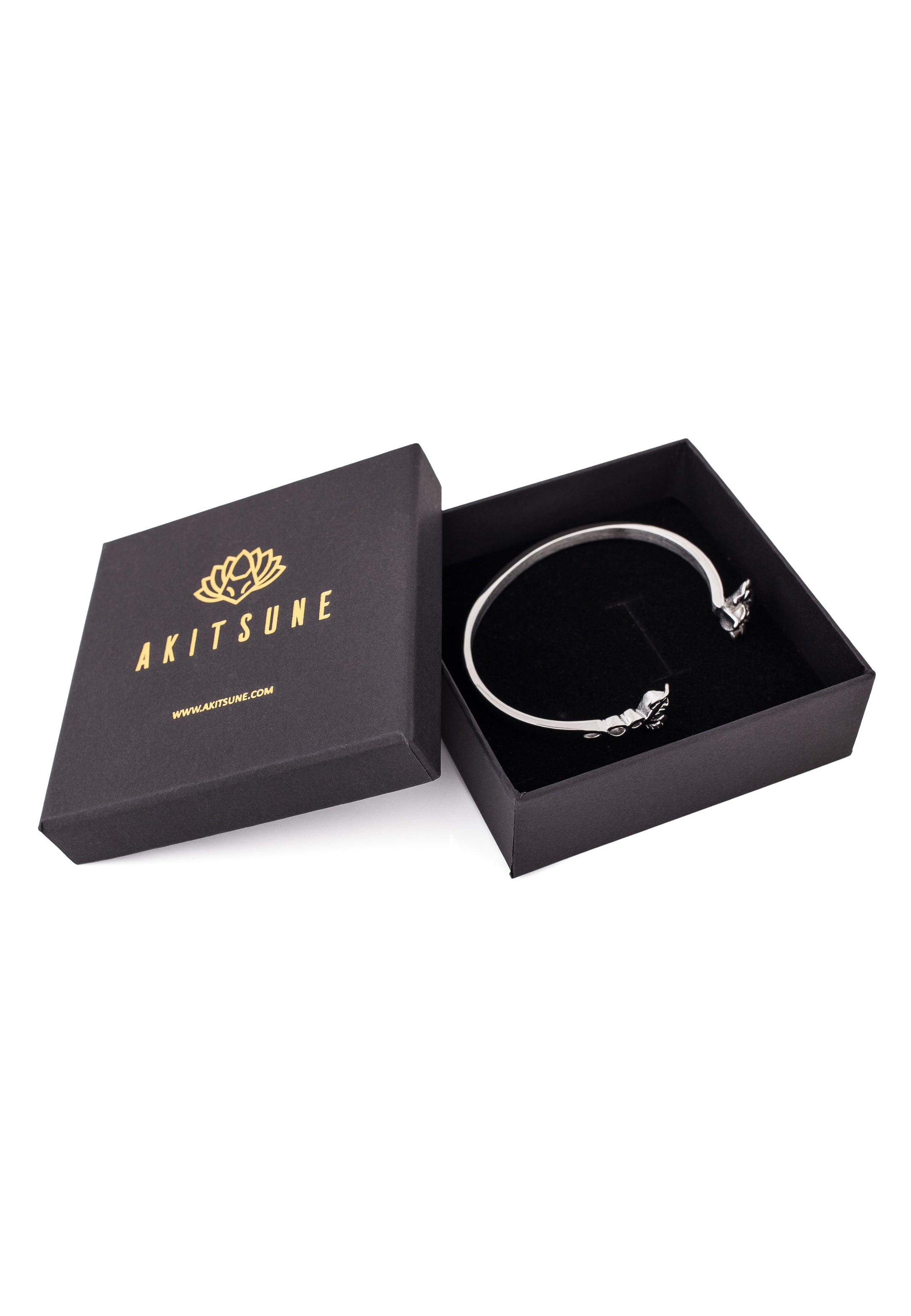 Akitsune-Rosa-Bangle-Bracelet-Silver-Floral-Slim-8