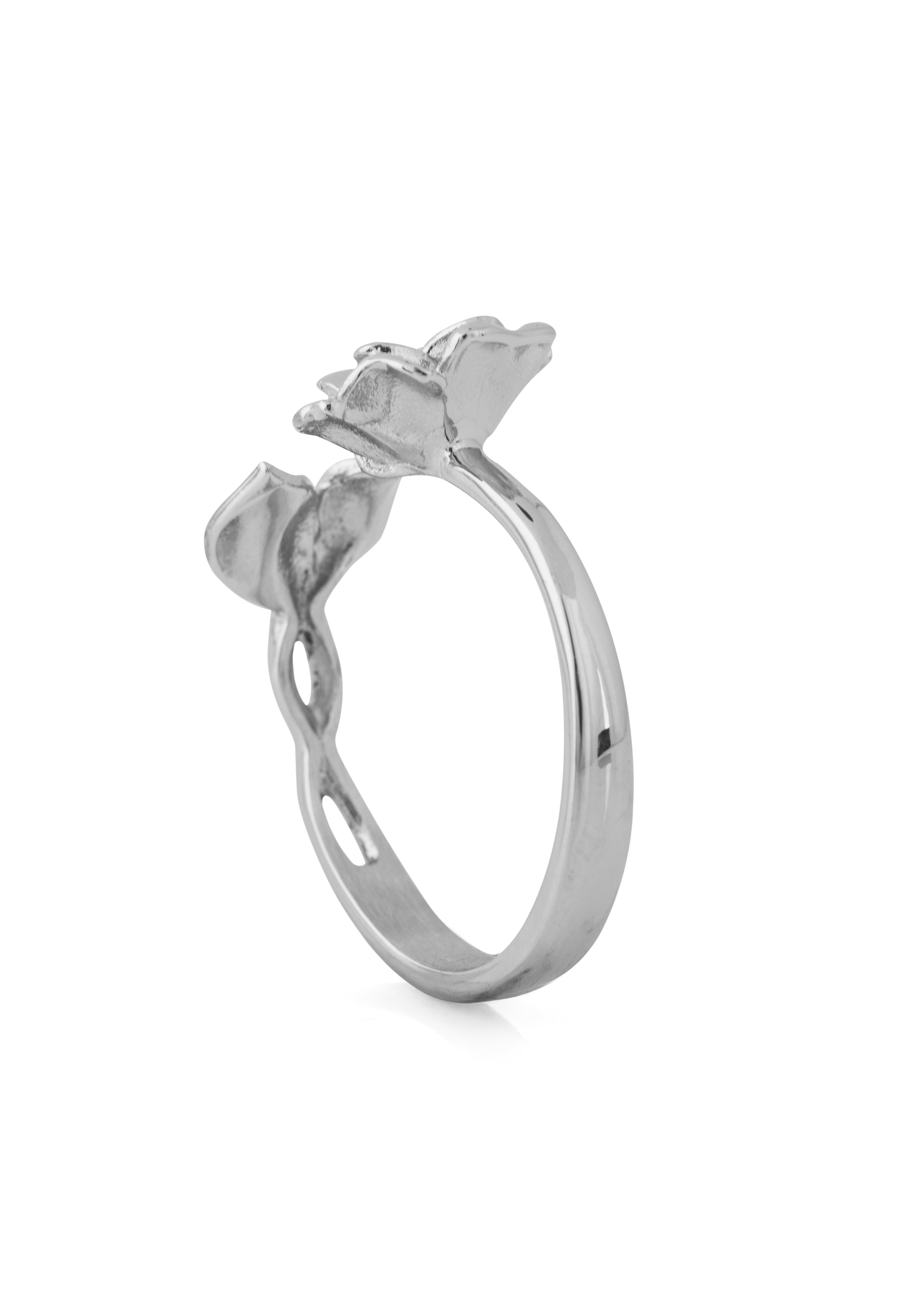 Akitsune-Rosa-Ring-Silver-Stainless-Steel-1