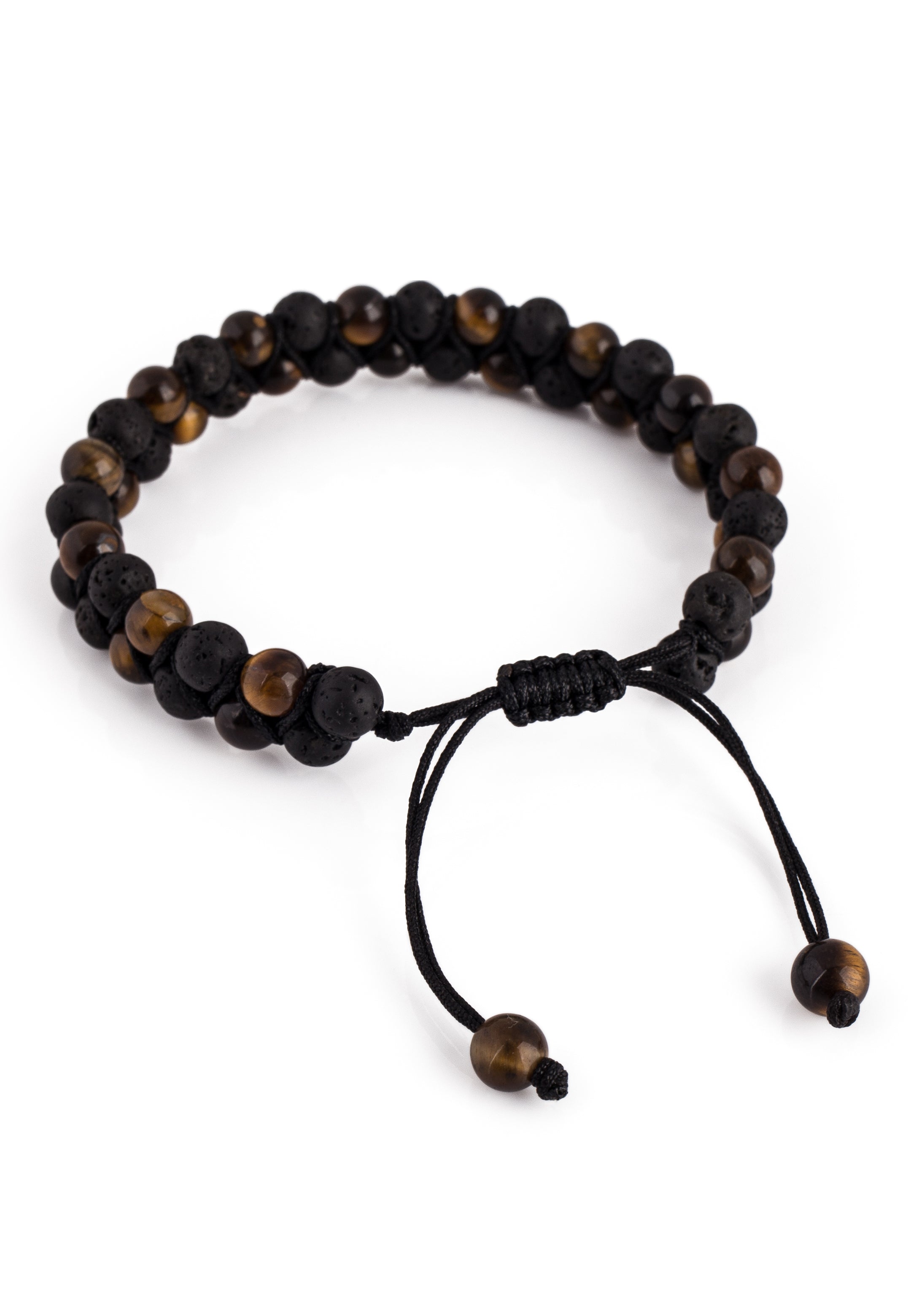 Akitsune-Sensei-Beaded-Bracelet-Tiger-Eye-Yellow-Lava-stone-1