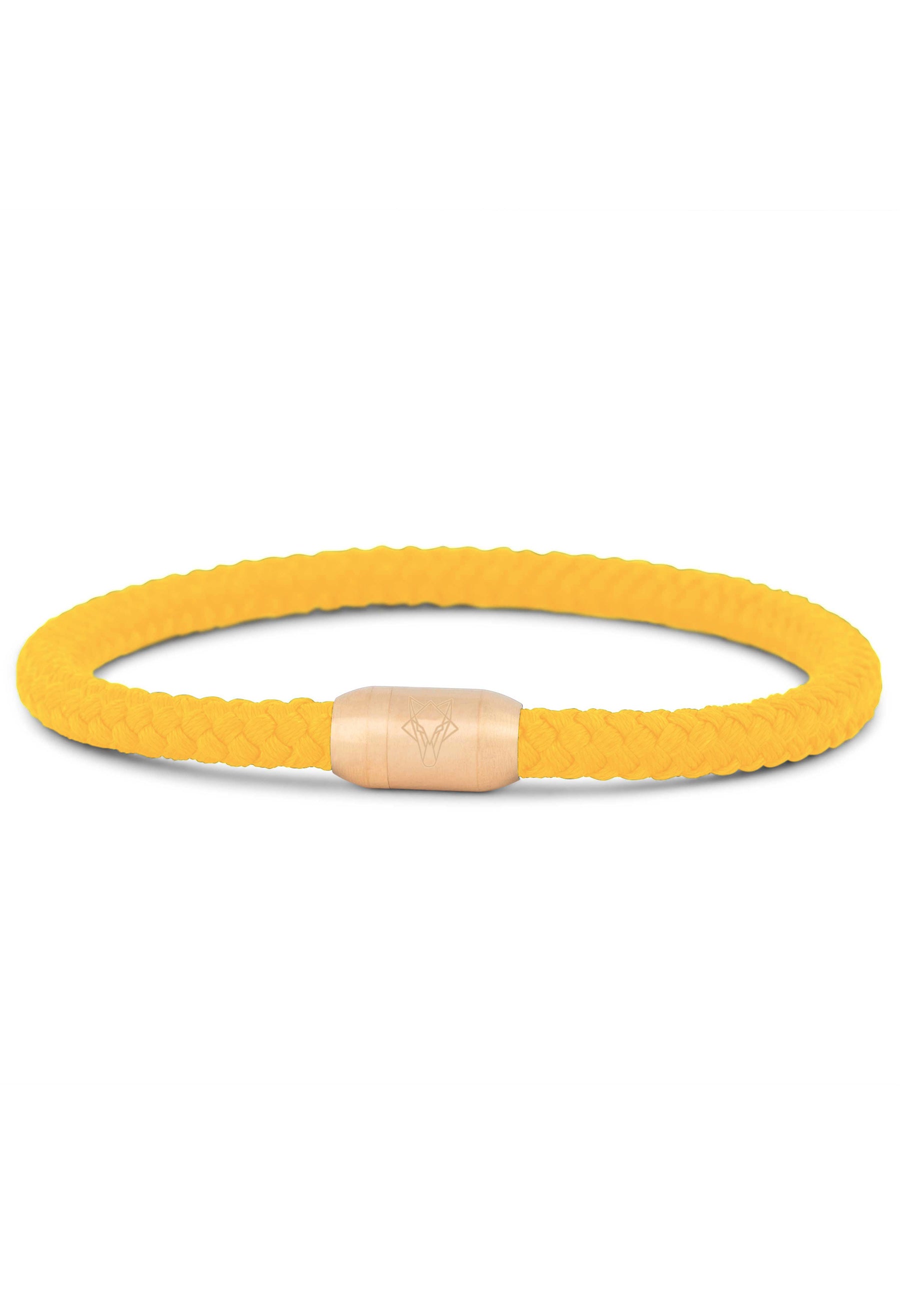 Akitsune-Silva-Nylon-Bracelet-Matte-Gold-Beige-Side-3