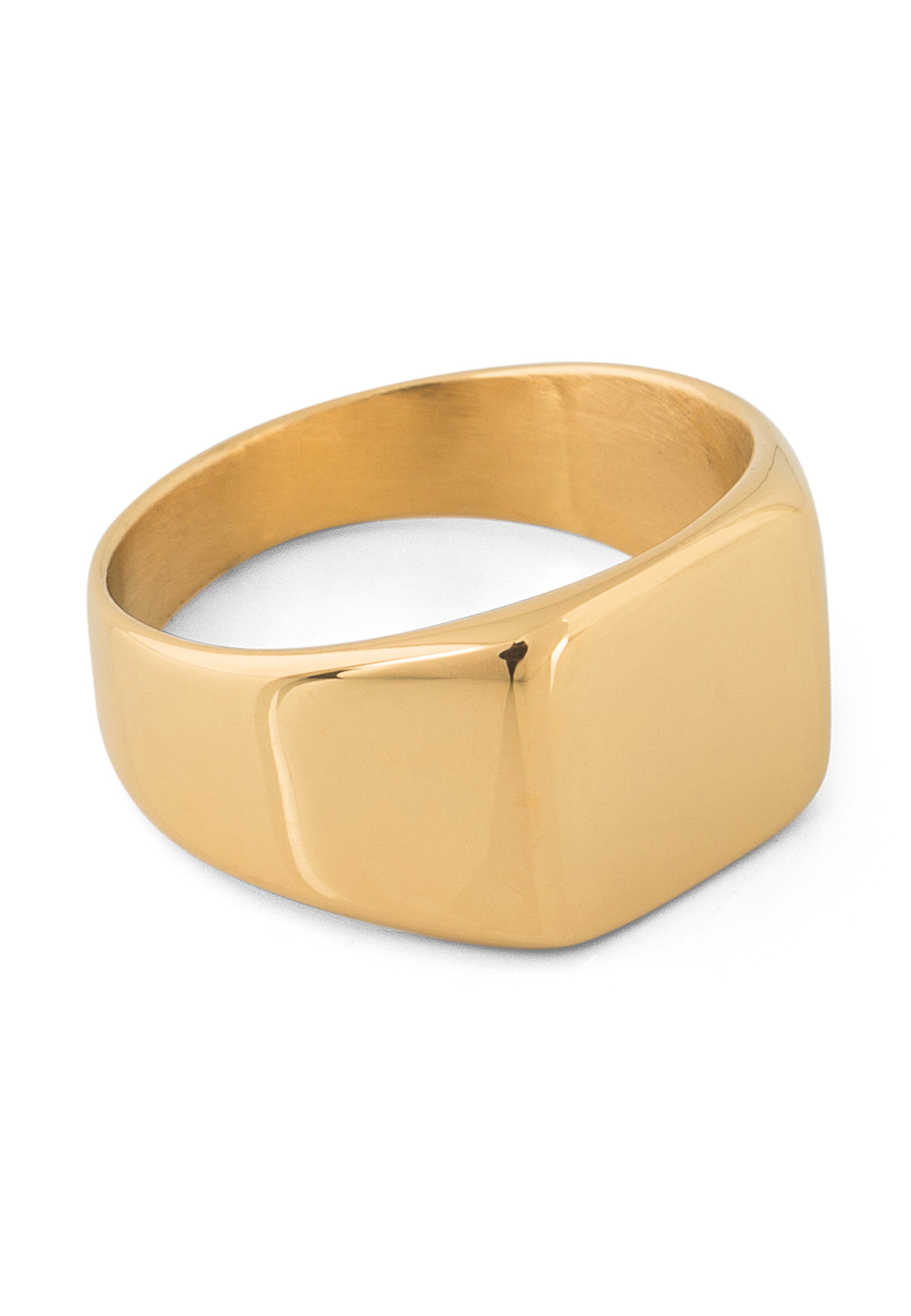 Akitsune-Solida-Signet-Ring-Gold-Slim-Front