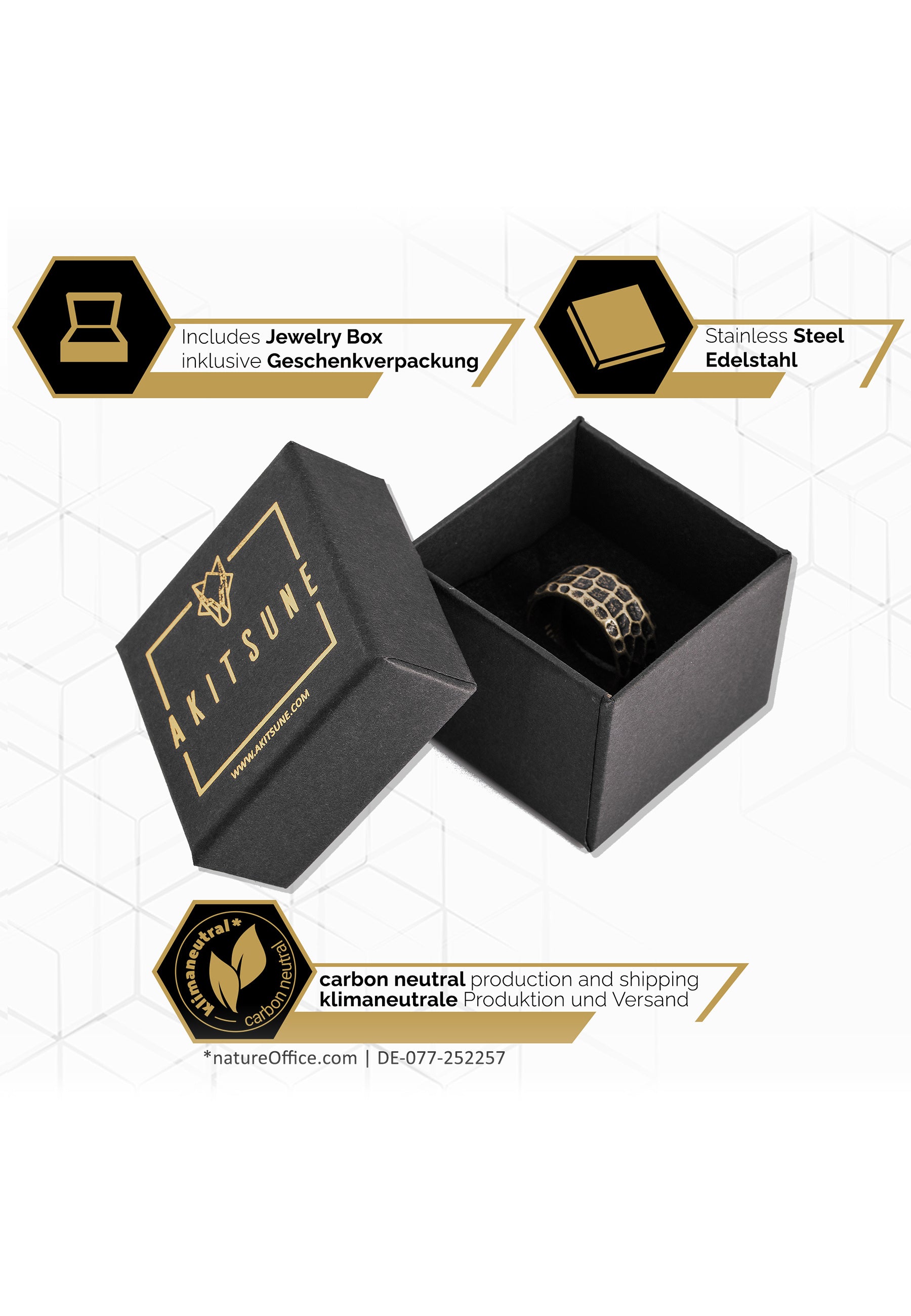 Akitsune-Terra-Ring-Brass-Band-Hammered-Mens-Packaging-Specs