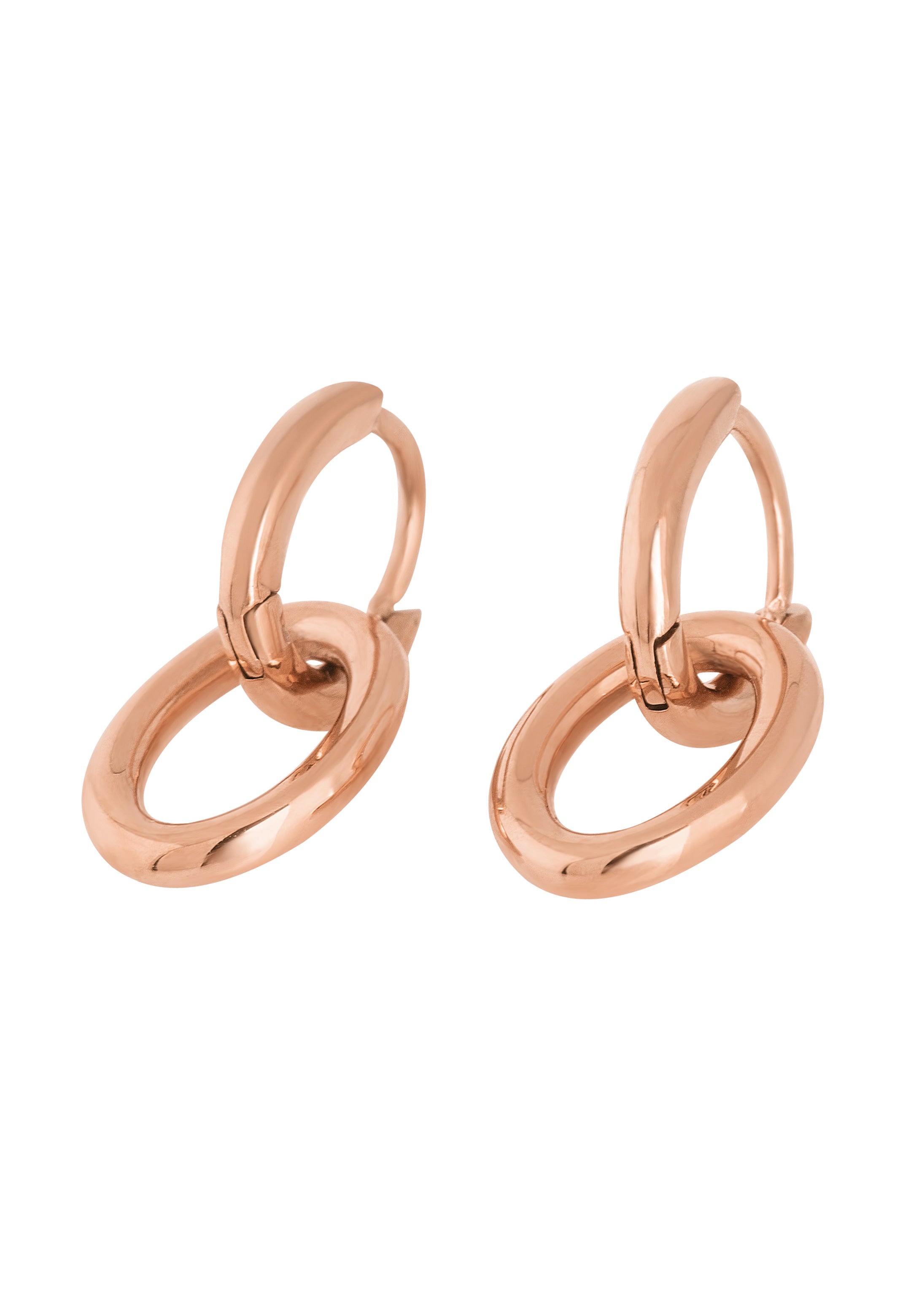 Akitsune-Unity-Earrings-Rose-Gold-Hoop-2